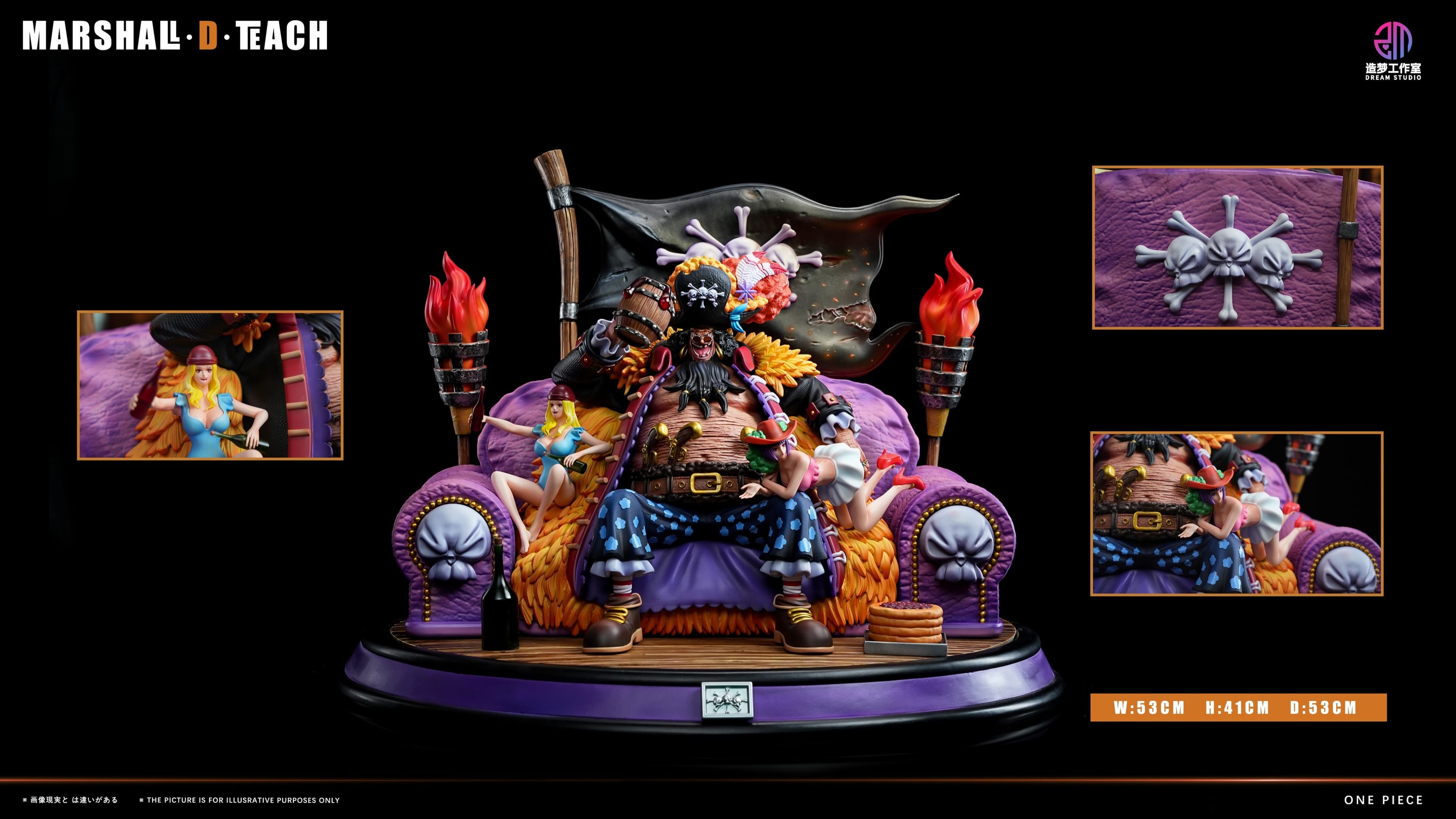 One Piece DREAM Studio Blackbeard Marshall D Teach 1