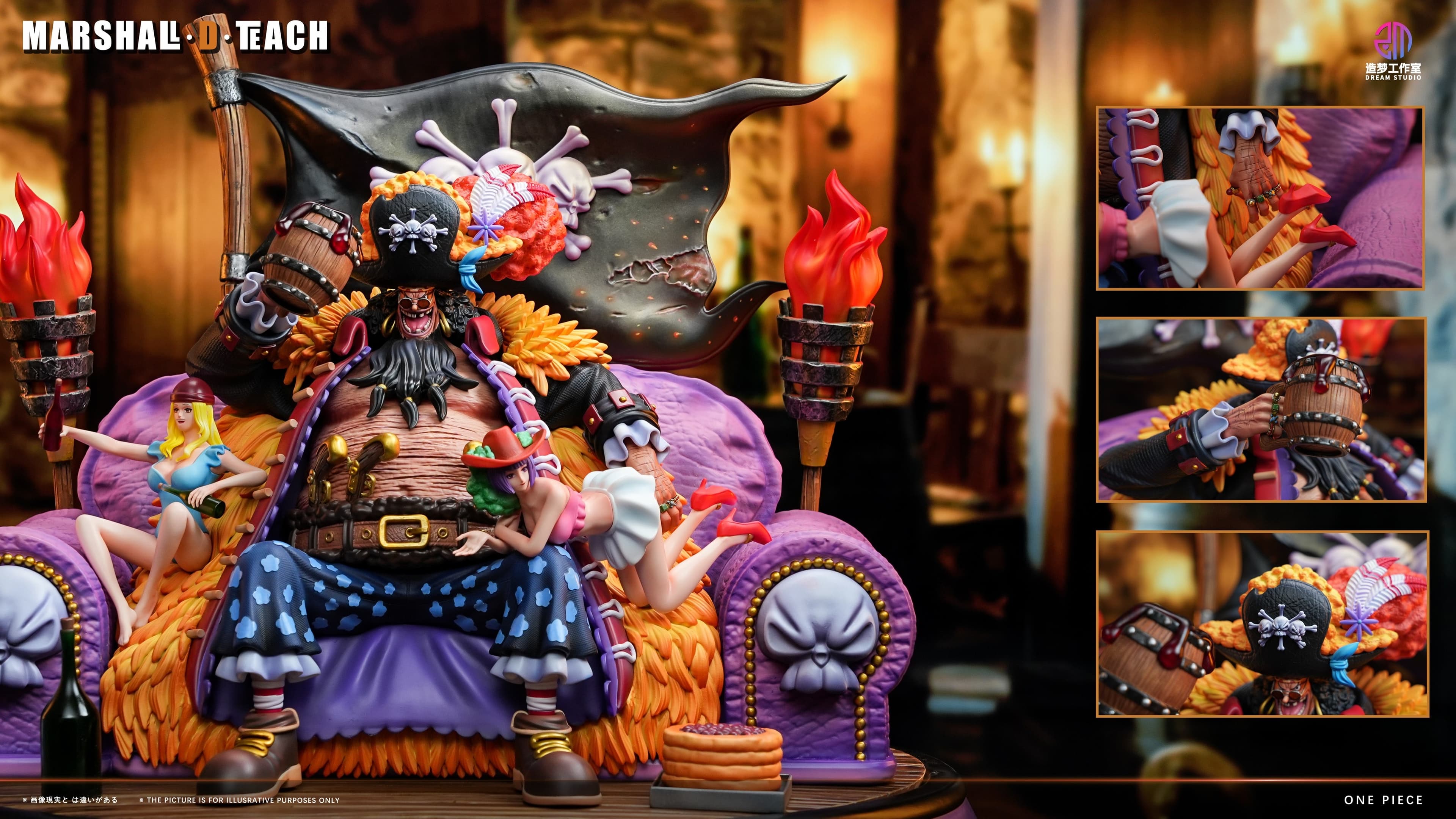 One Piece DREAM Studio Blackbeard Marshall D Teach 5