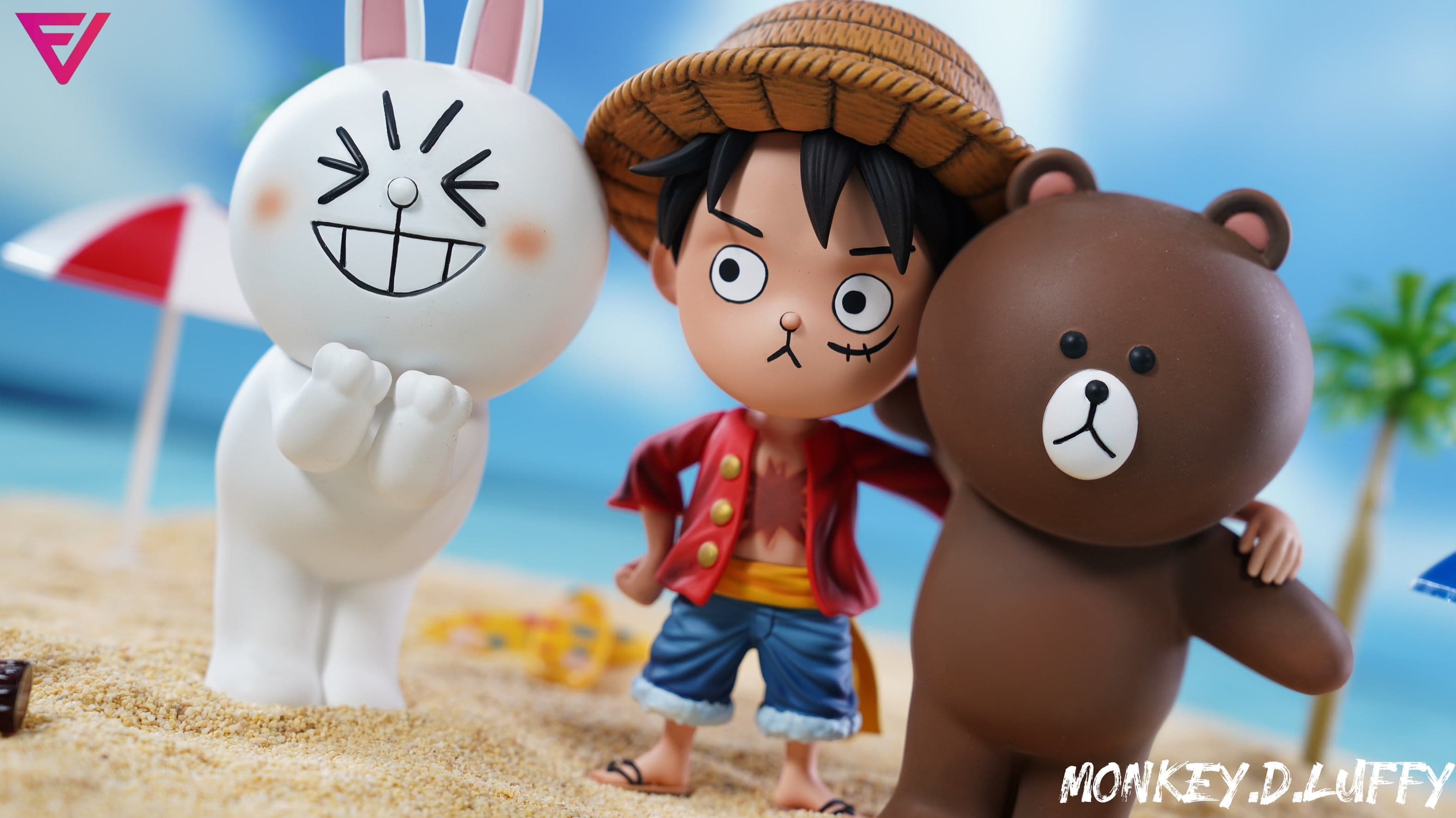 One Piece Eve Studio Luffy & Brown & Cony 2