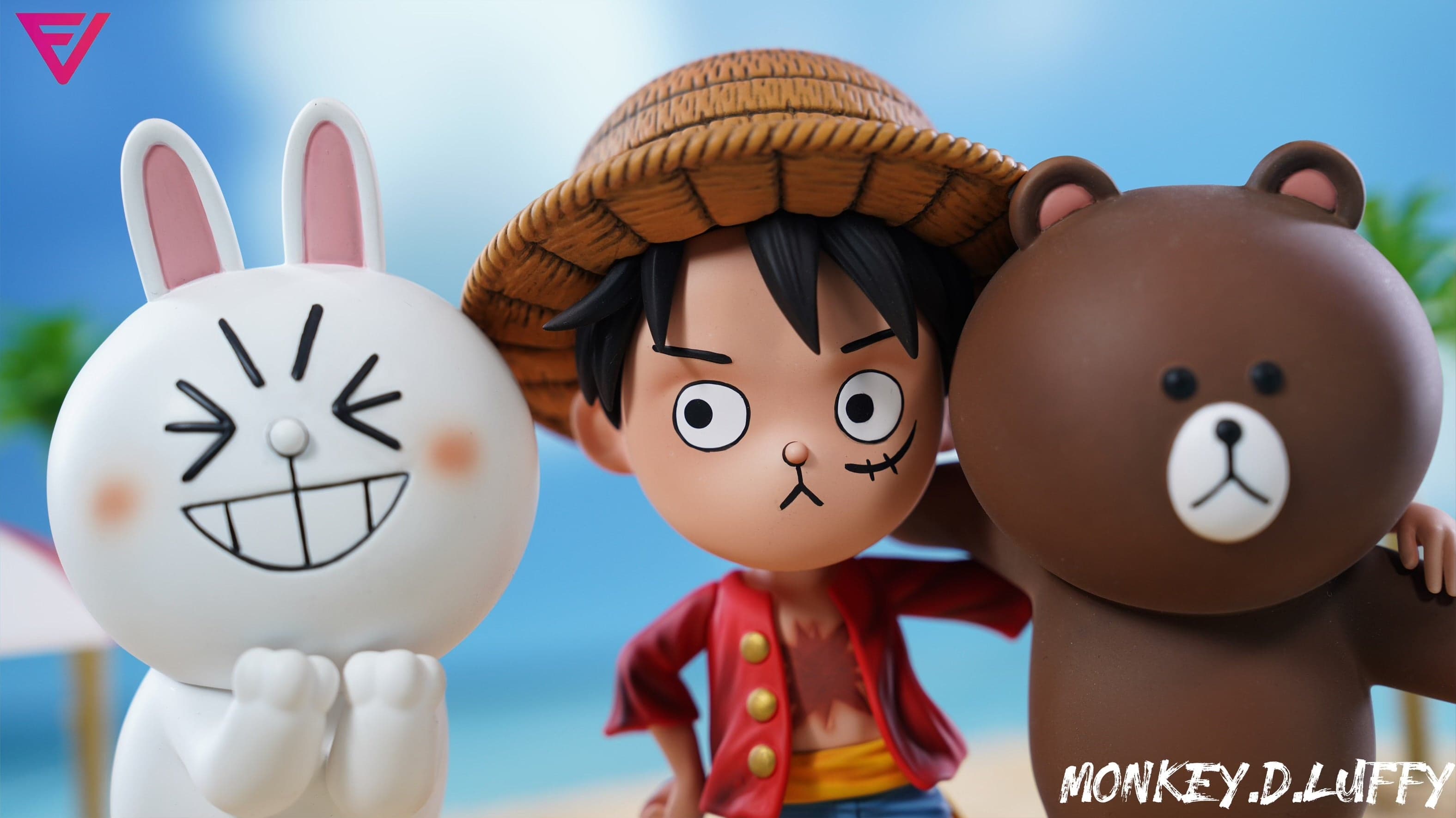 One Piece Eve Studio Luffy & Brown & Cony 5