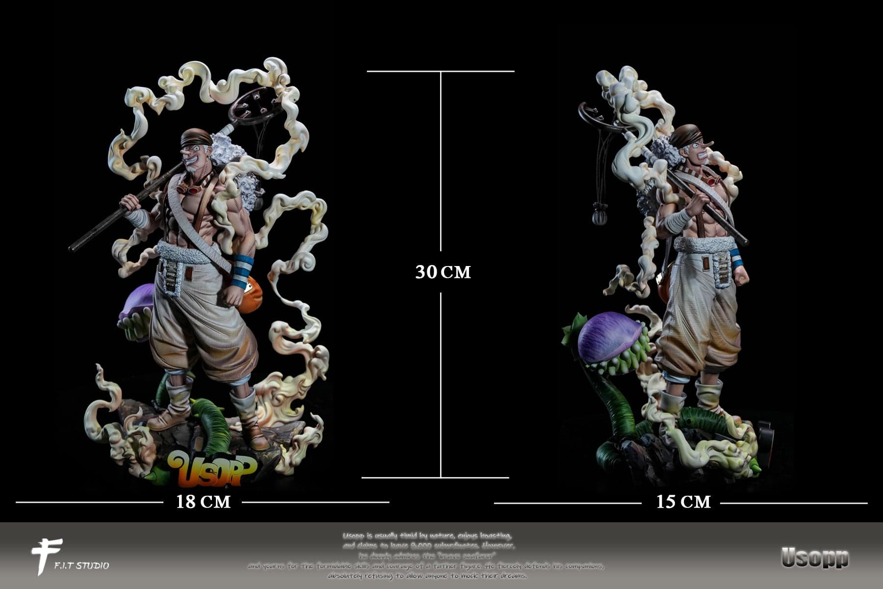 One Piece FIT Studio Usopp Nika form 3