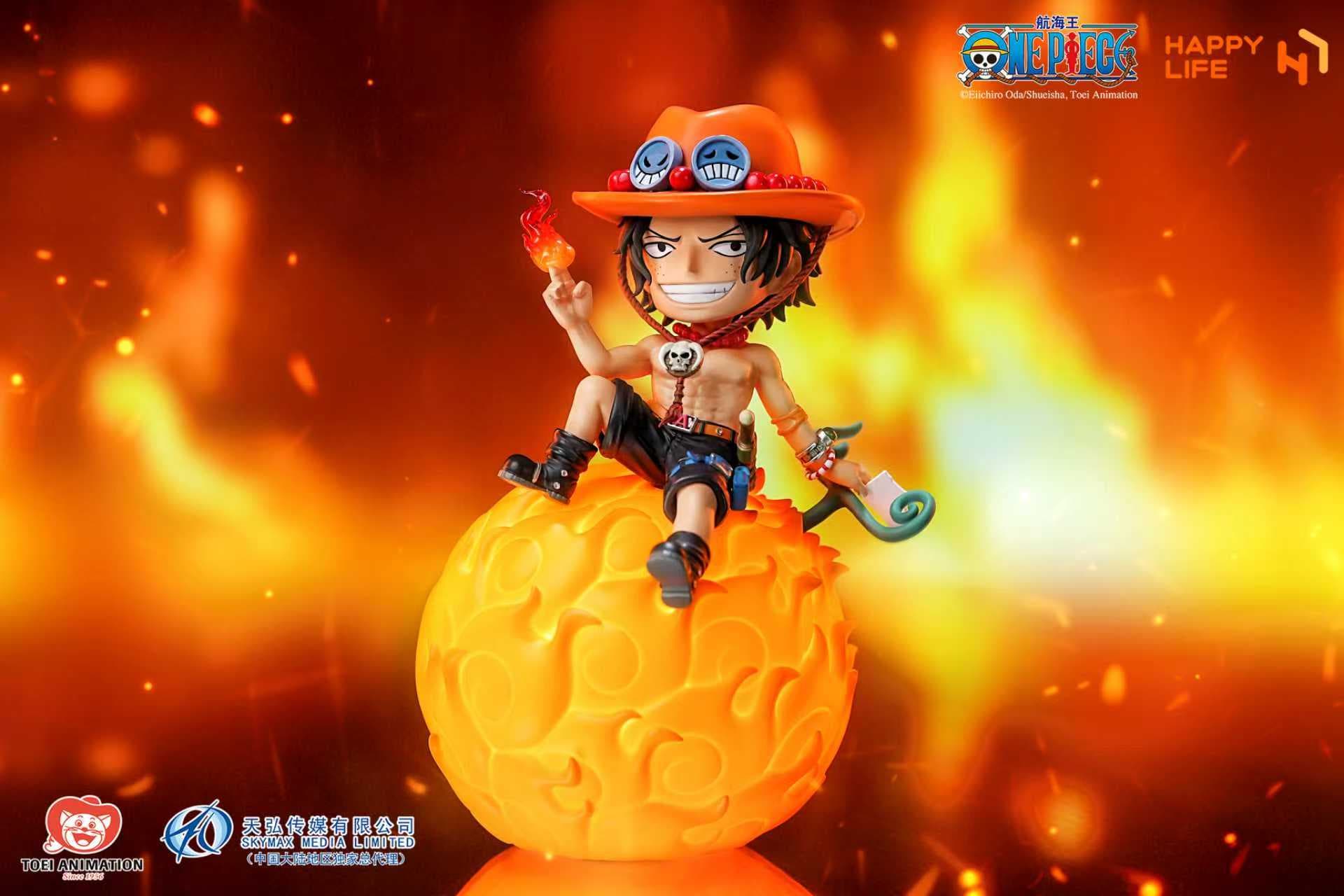 One Piece HAPPY LIFE Studio Ace Night Lamp Licensed 2