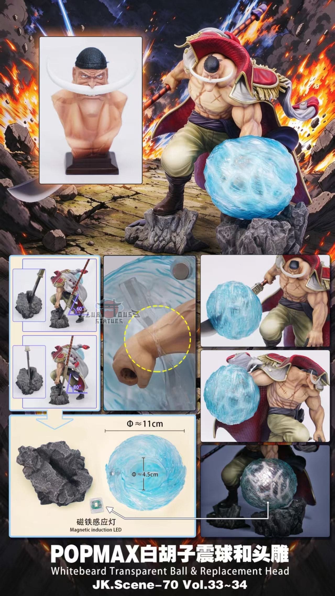 One Piece Jacksdo Studio Scene Whitebeard 1