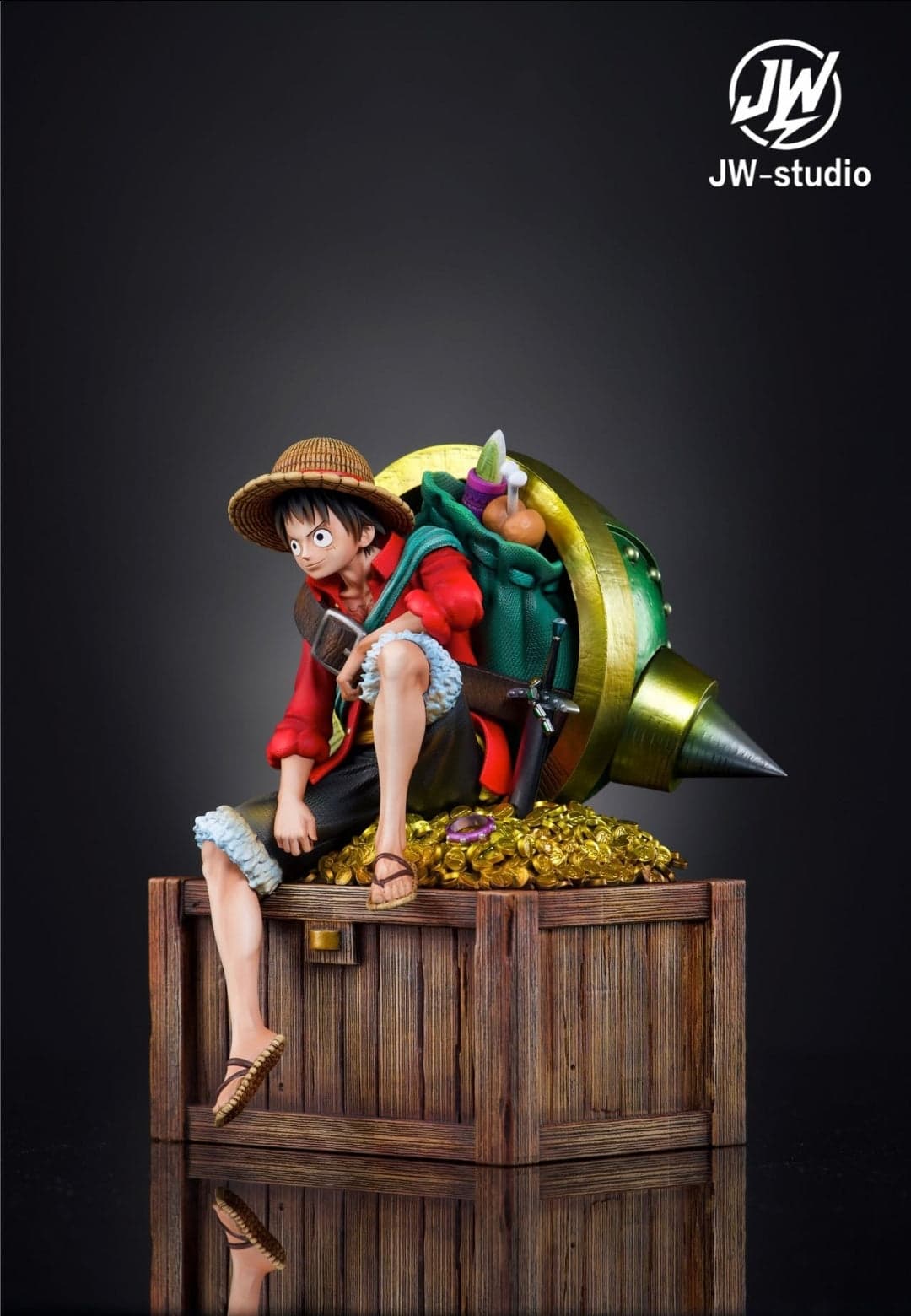 One Piece JW Studio Luffy Throne 3