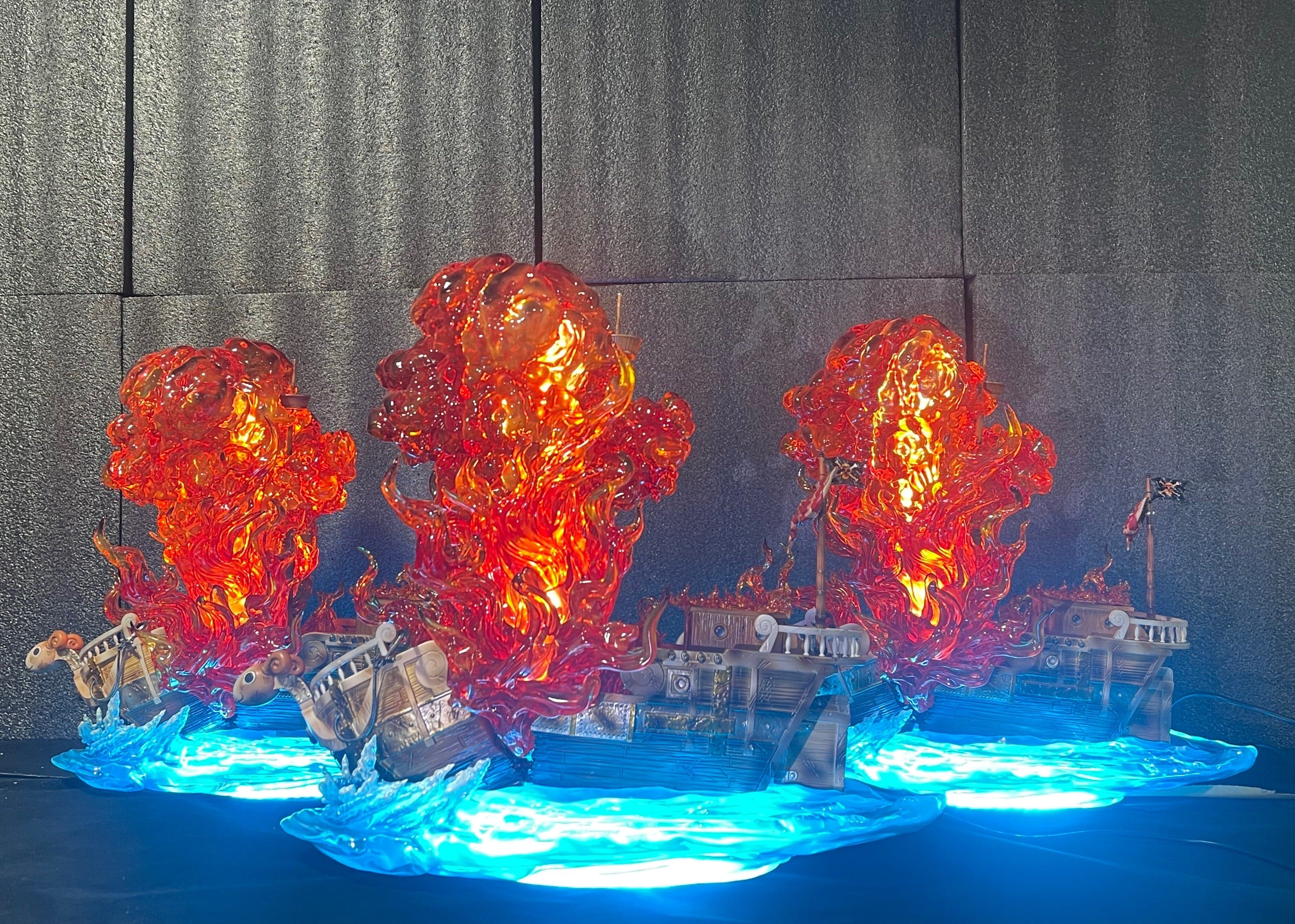 One Piece KC Studio GoingMerry on Fire 1