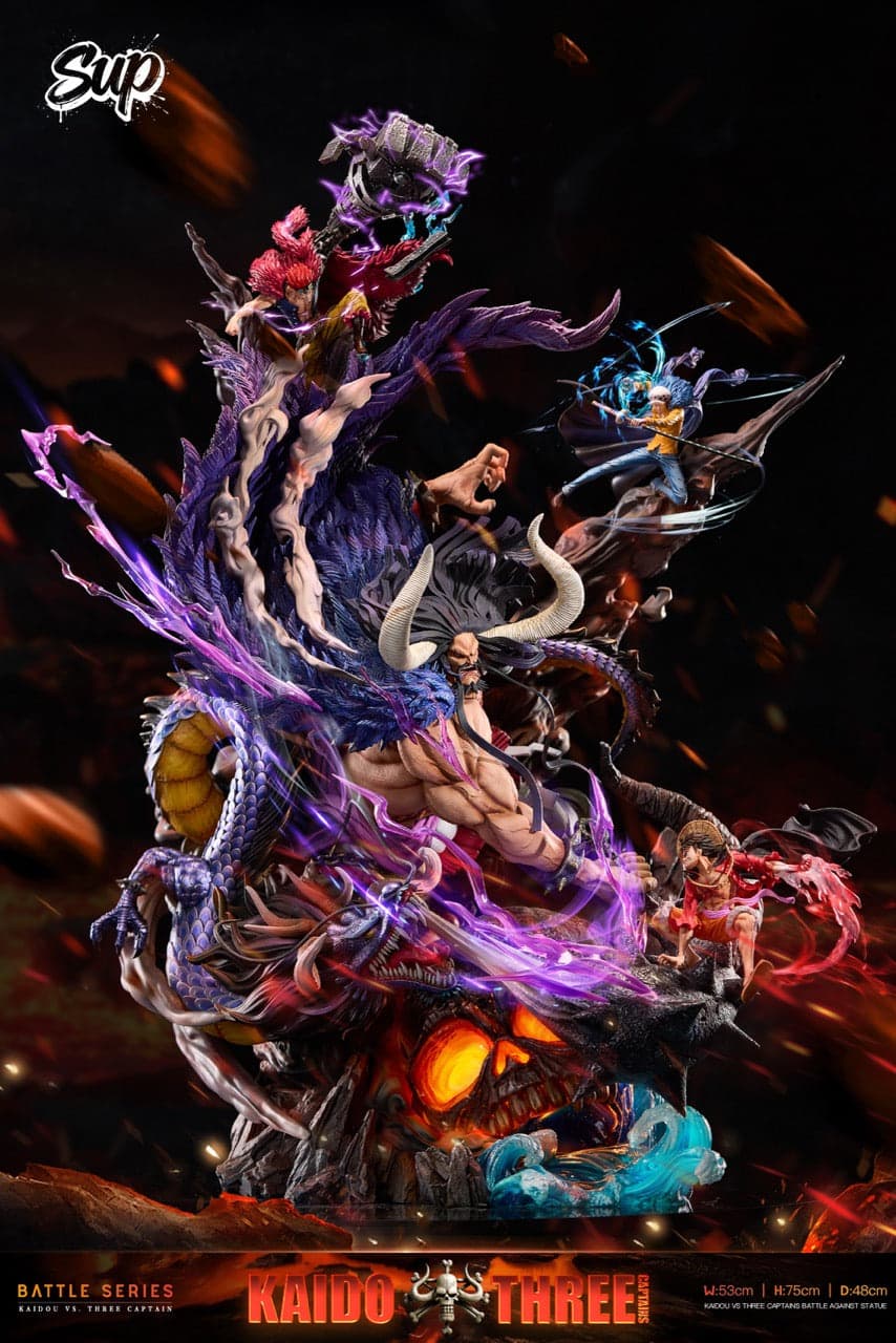 One Piece Sup Studio Kaido Vs Luffy x Law x Kid 1