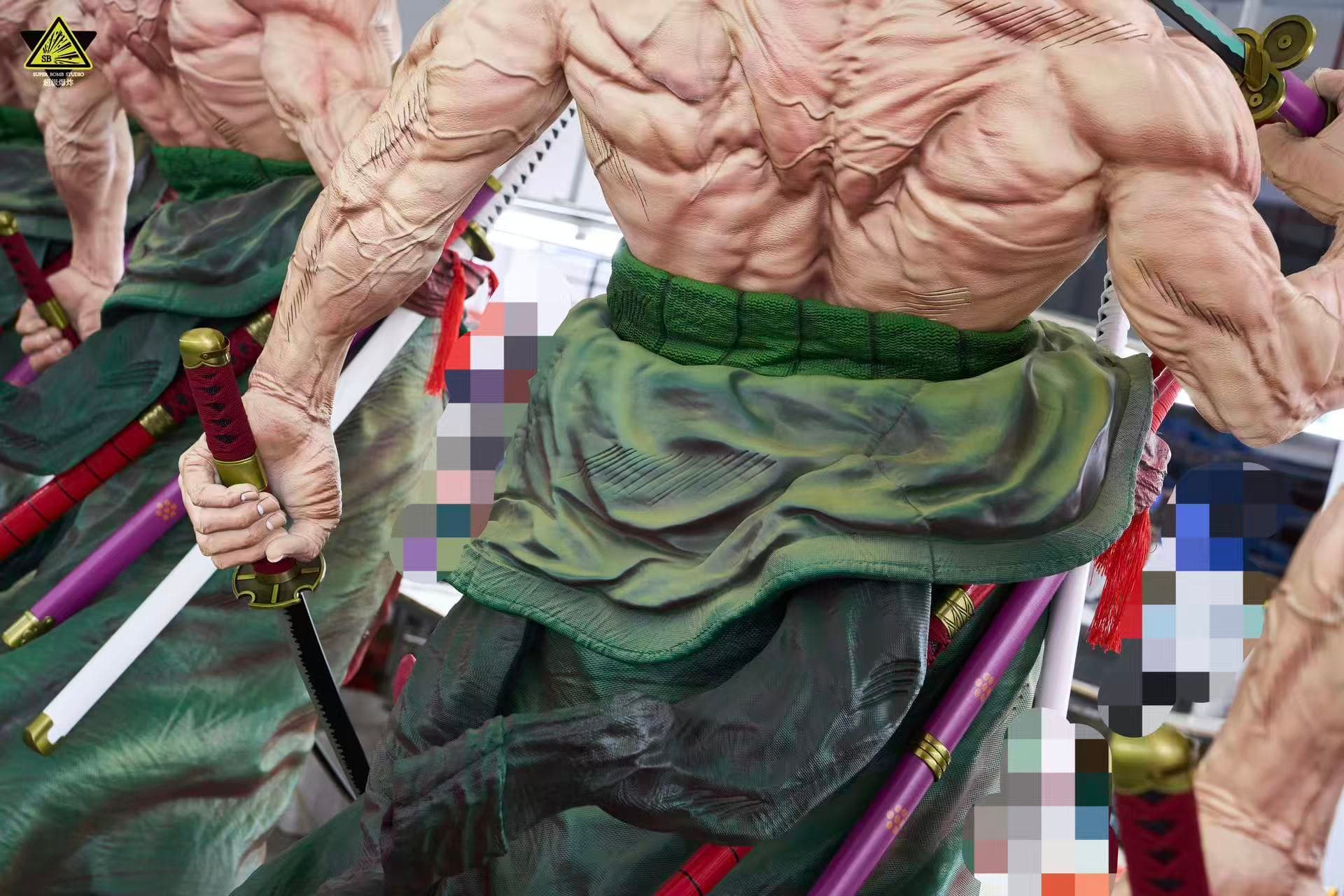 One Piece Super Bomb Studio Roronoa Zoro Life Size 5