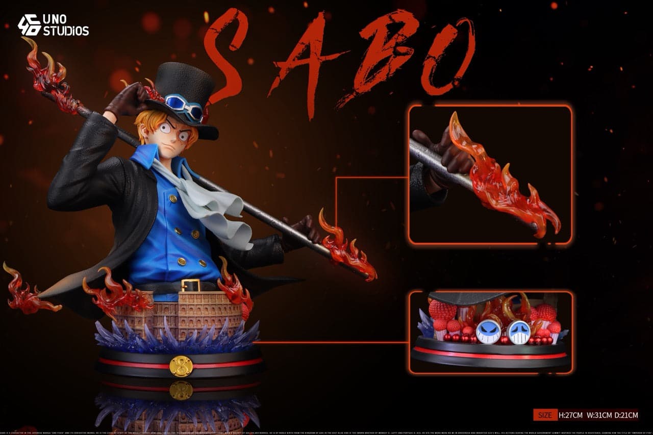 One Piece UNO Studio Sabo Bust 4