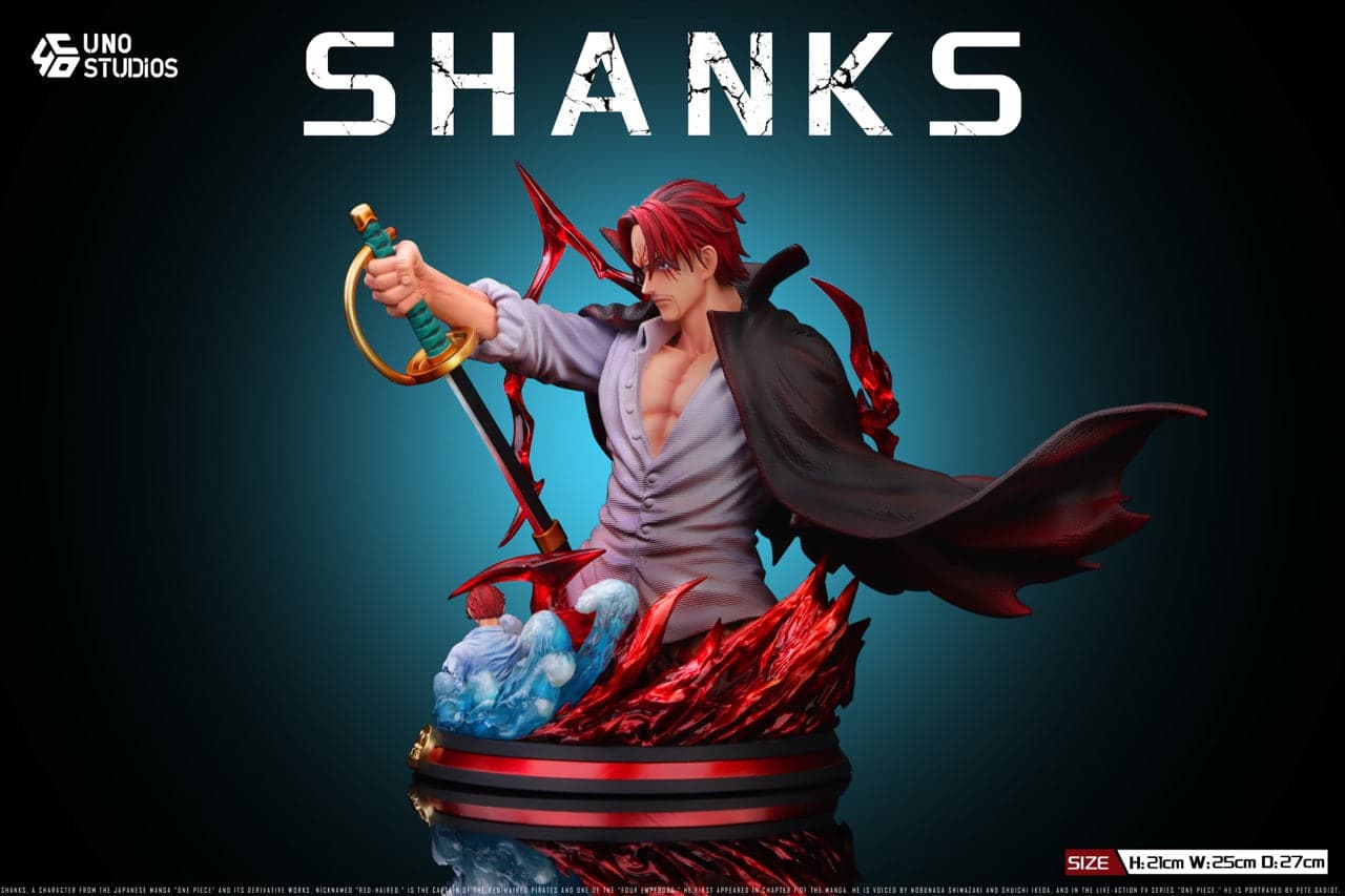 One Piece UNO Studio Shanks Bust 3