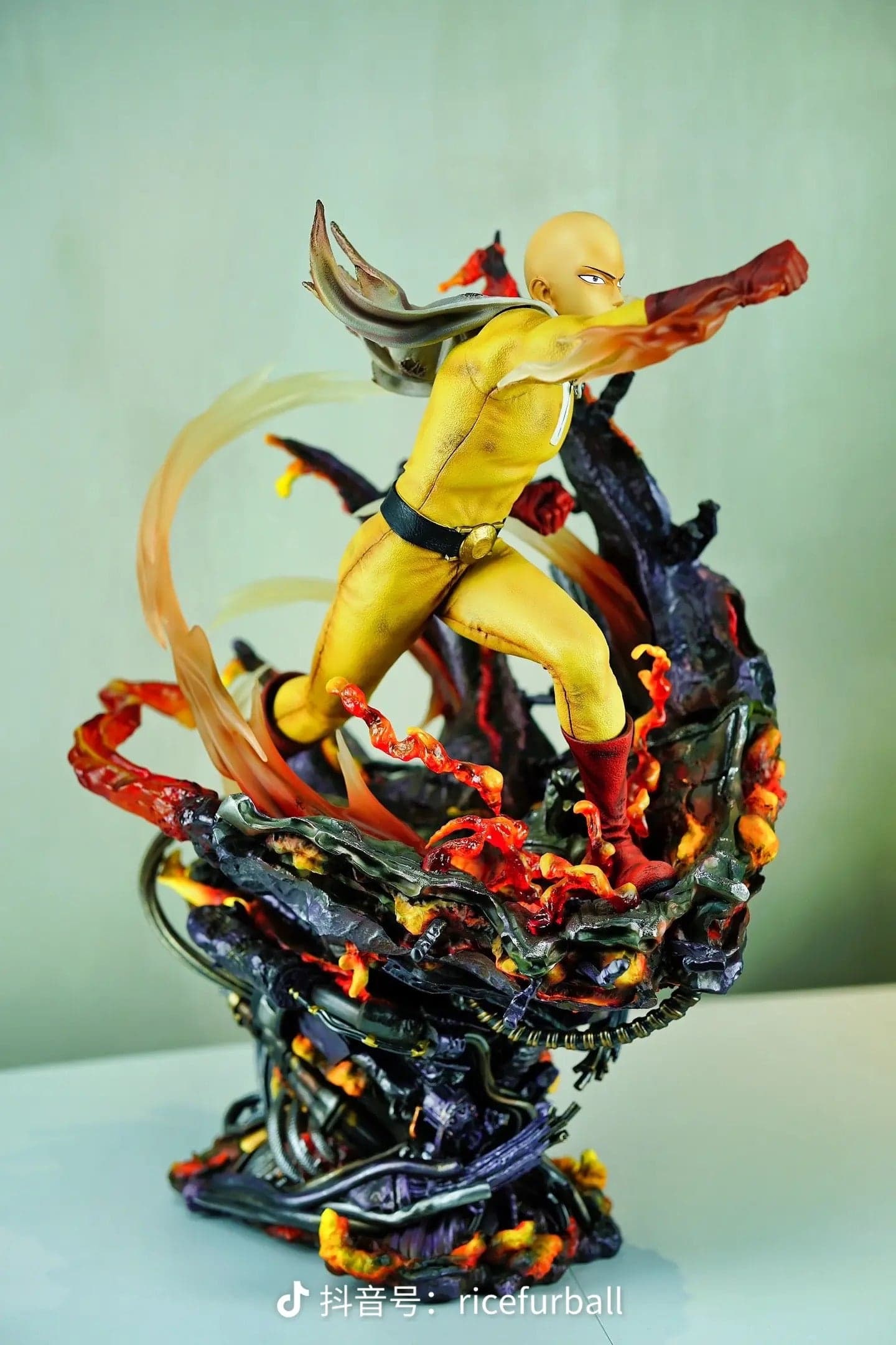 One Punch Man Unique Art Studio Saitama Licensed 3