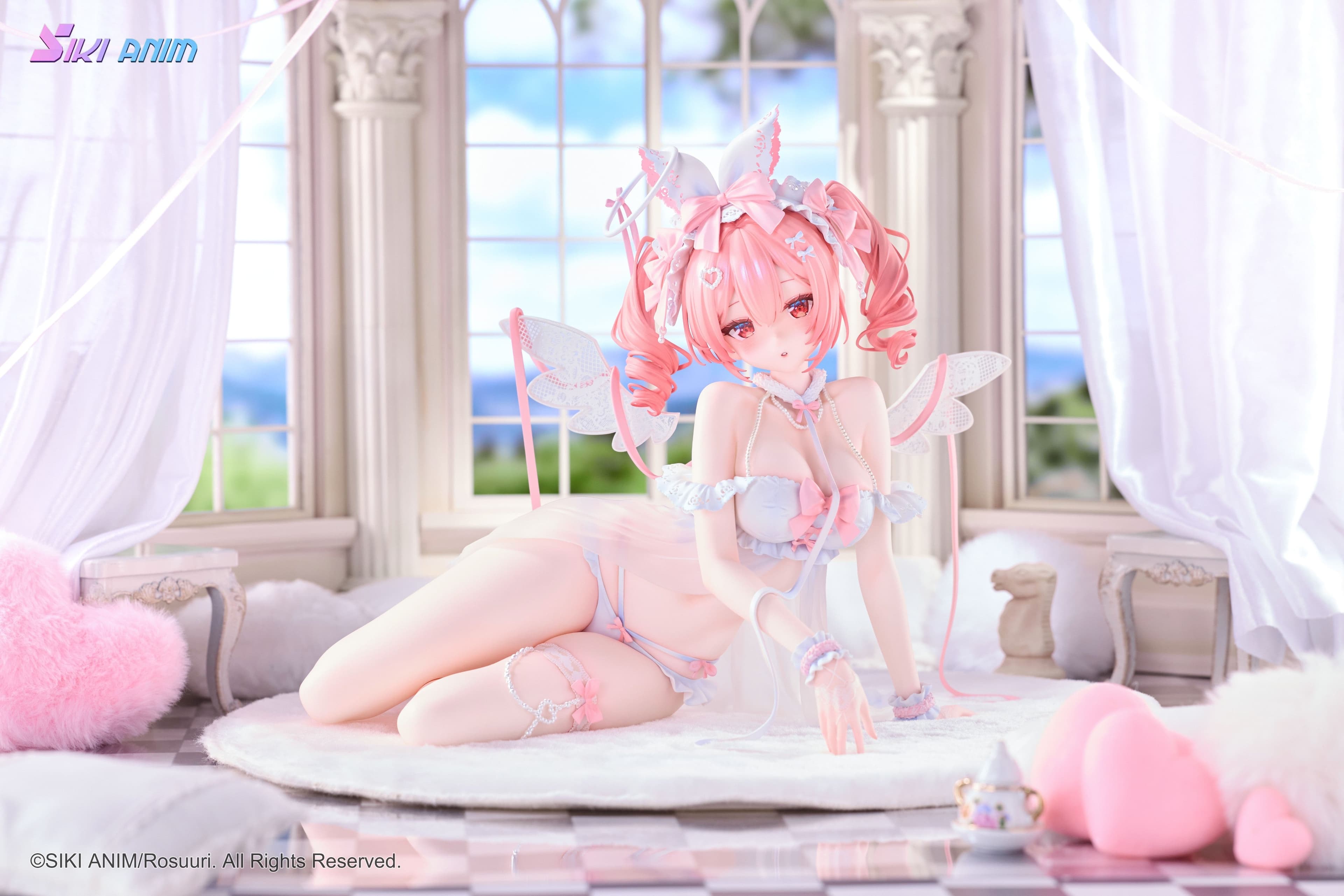 Original SIKI ANIM Studio White Rabbit Rosu Angel 1