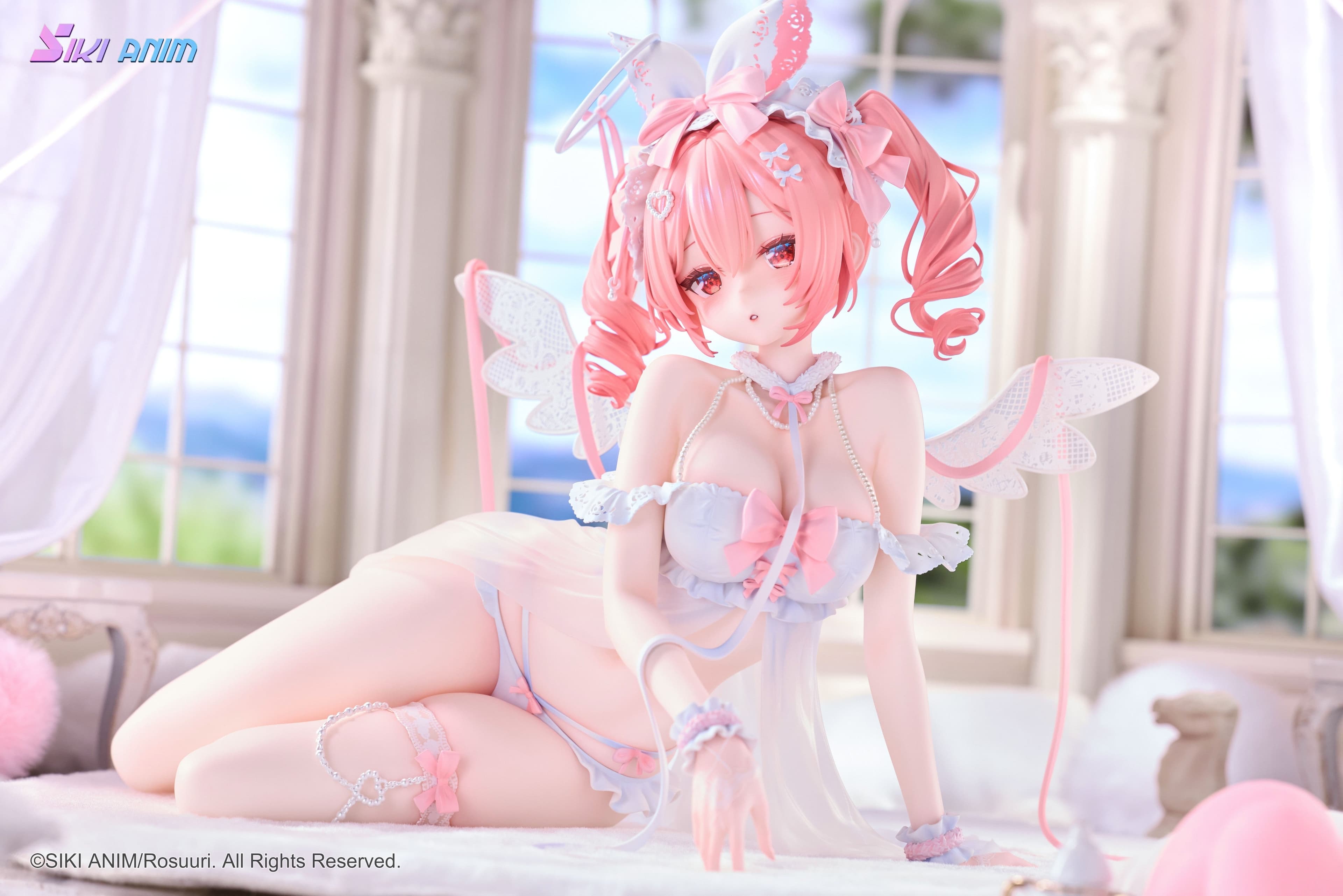 Original SIKI ANIM Studio White Rabbit Rosu Angel 2