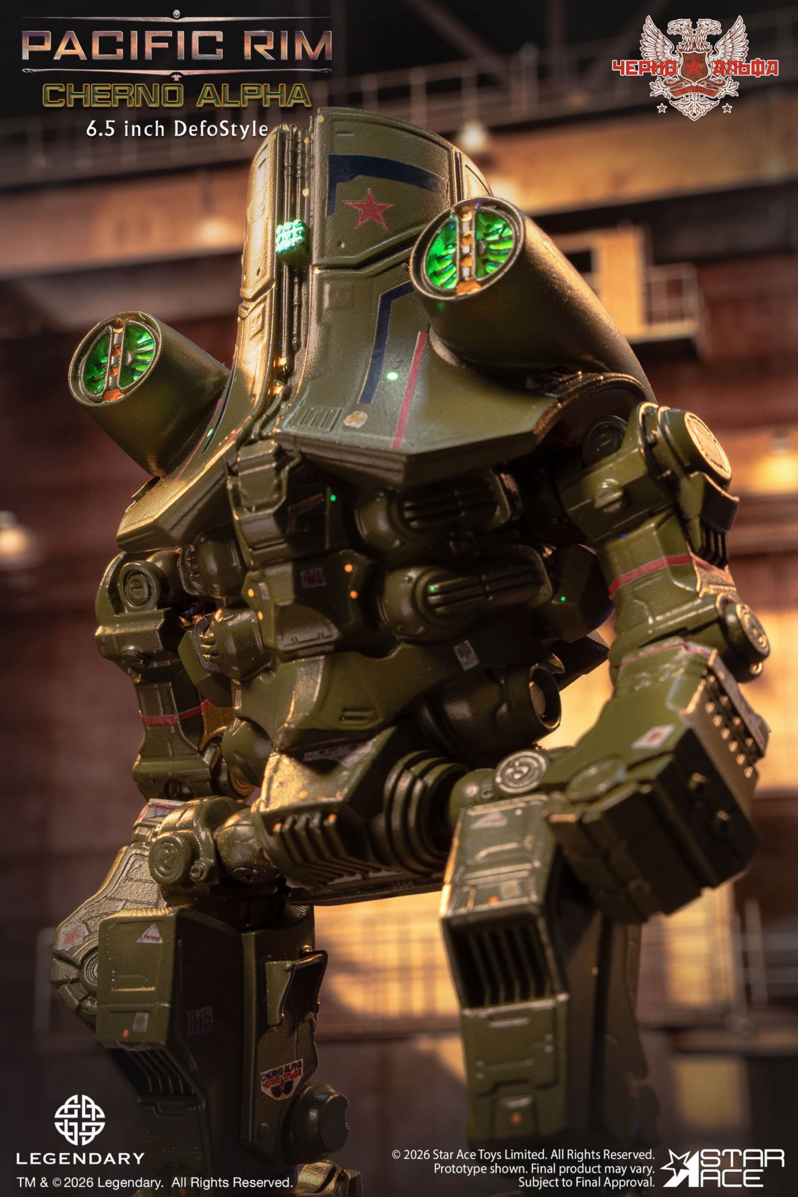 Pacific Rim Star Ace Toys DefoStyle Cherno Alpha 5