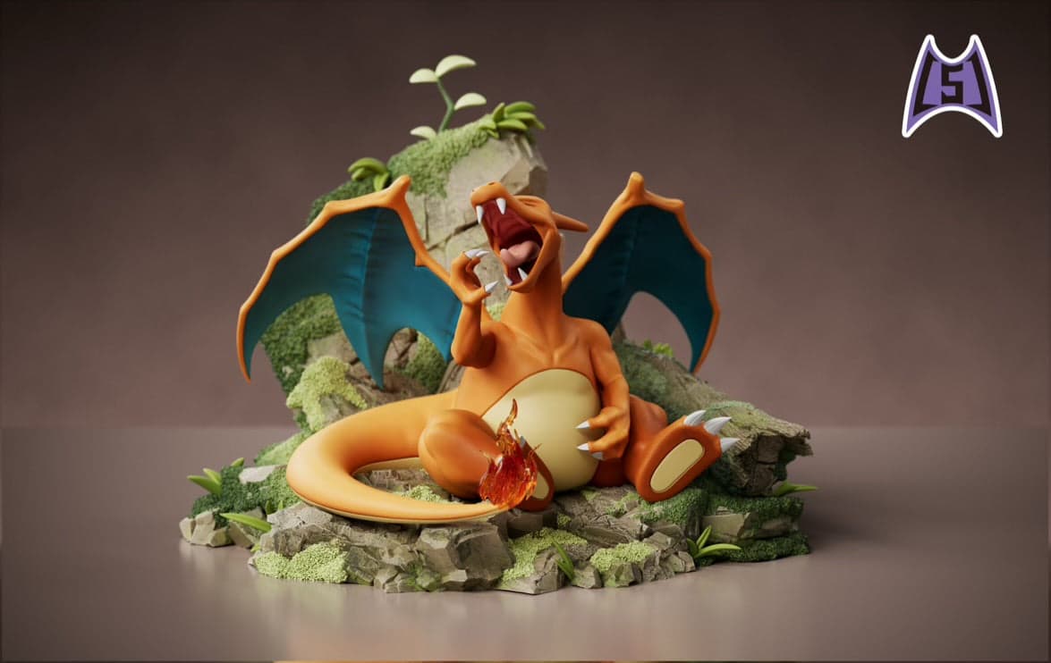 Pokemon 151 Studio Sleeping Charizard 3