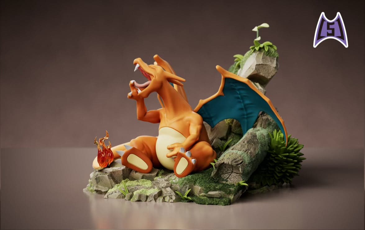Pokemon 151 Studio Sleeping Charizard 5