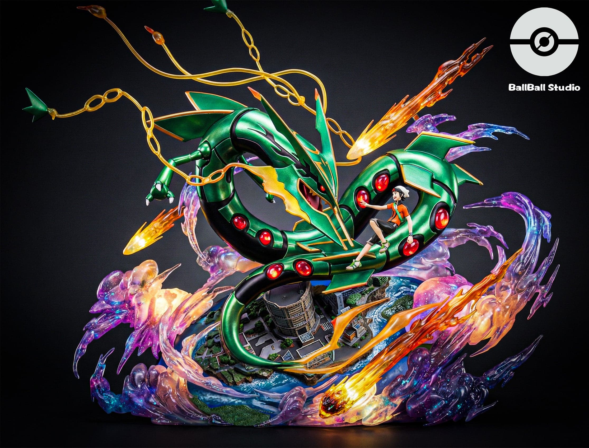Pokemon BallBall Studio Mega Rayquaza 1