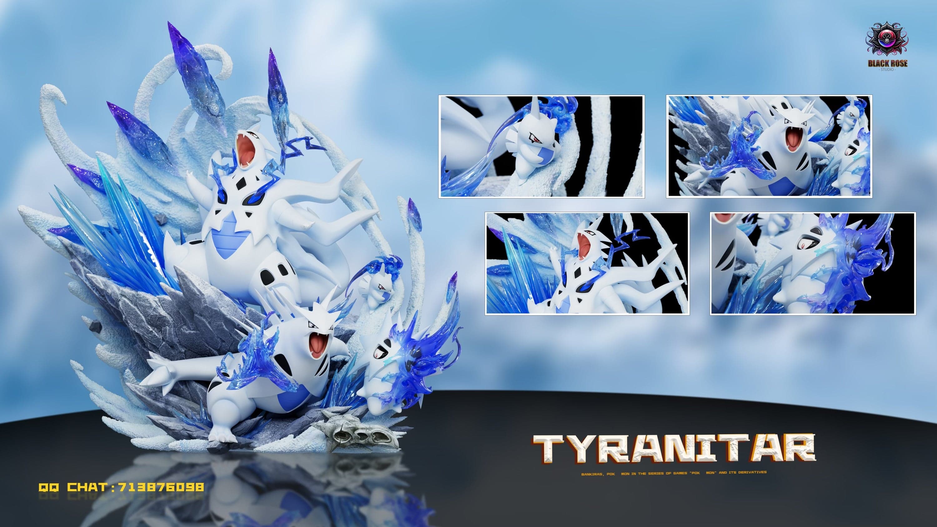 Pokemon Black Rose Studio Tyranitar 5