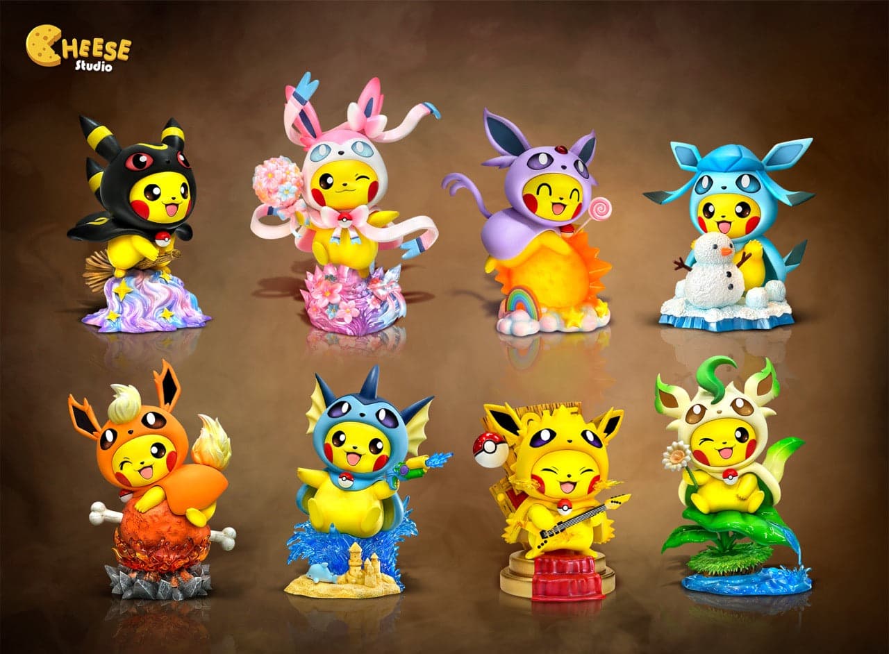 Pokemon CHEESE Studio Pikachu Cos Espeon x Sylveon 3
