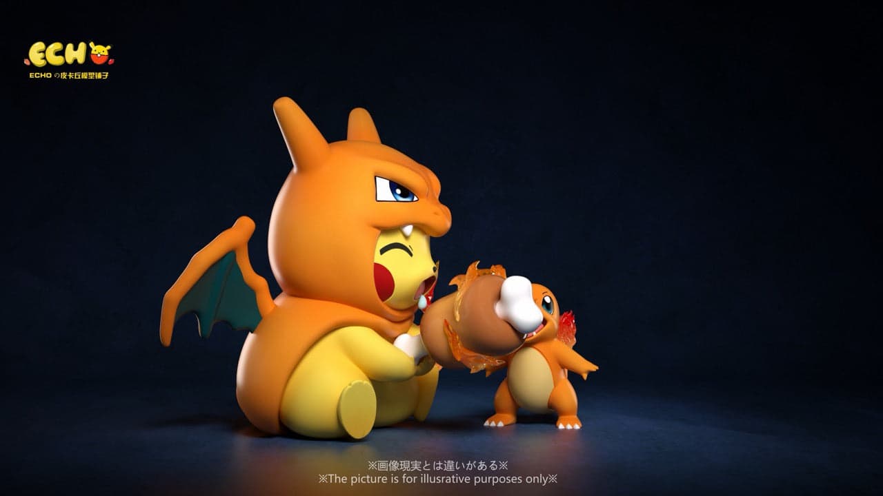 Pokemon ECHO Studio Pikachu Cosplay Kanto Starters 5