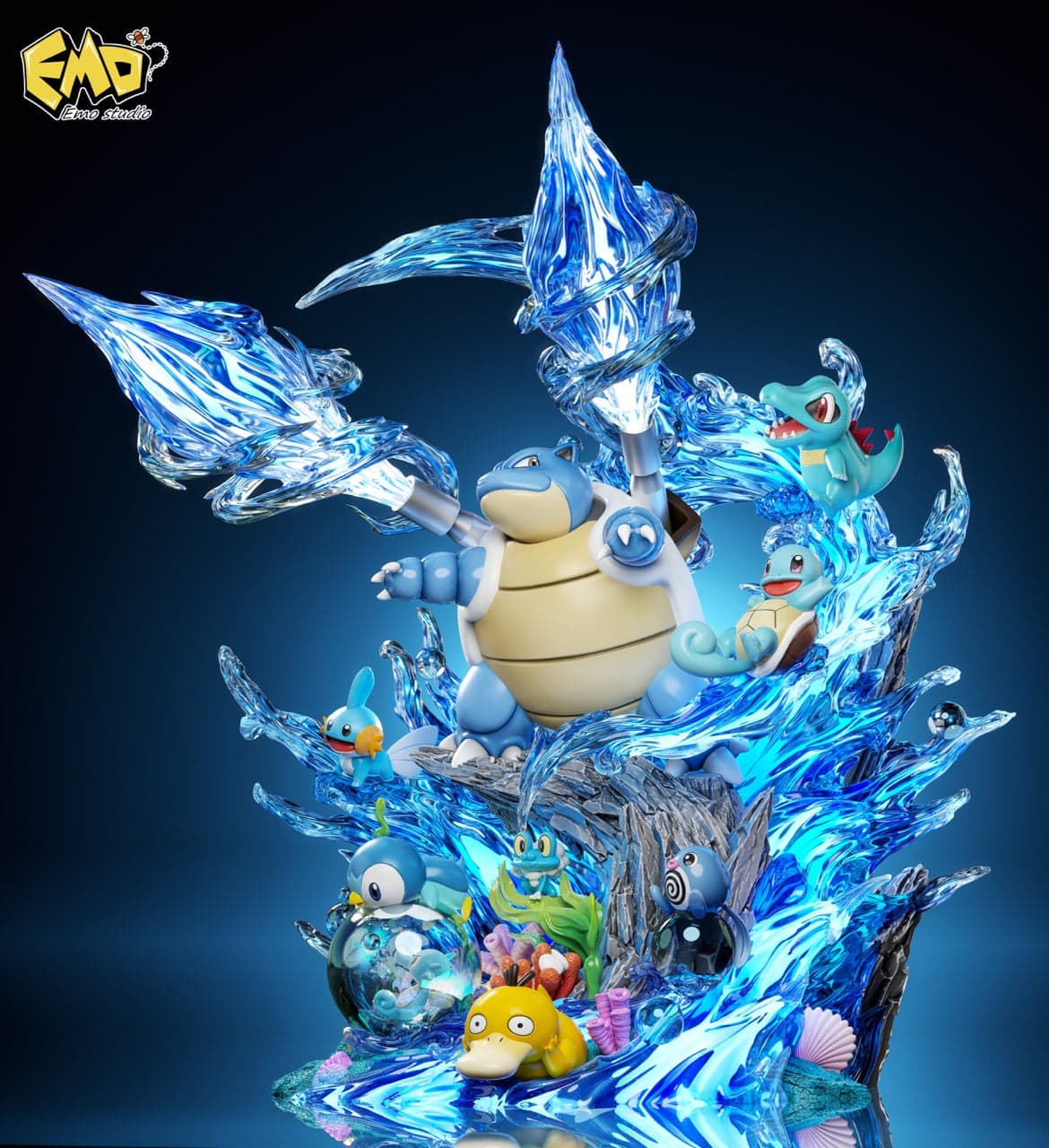Pokemon Emo Studio Water Type Blastoise Ecosystem 2