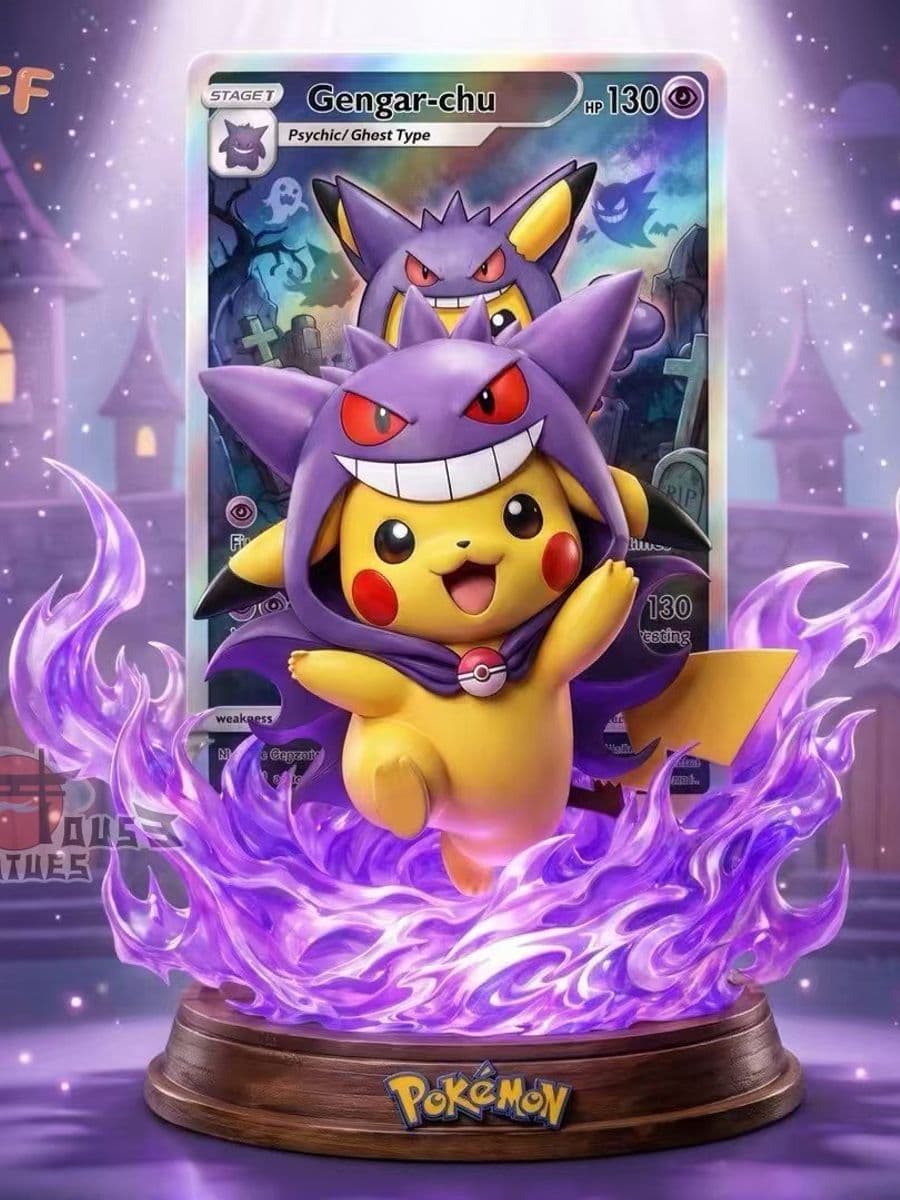Pokémon Emo X Puff Studio Gengar Pikachu