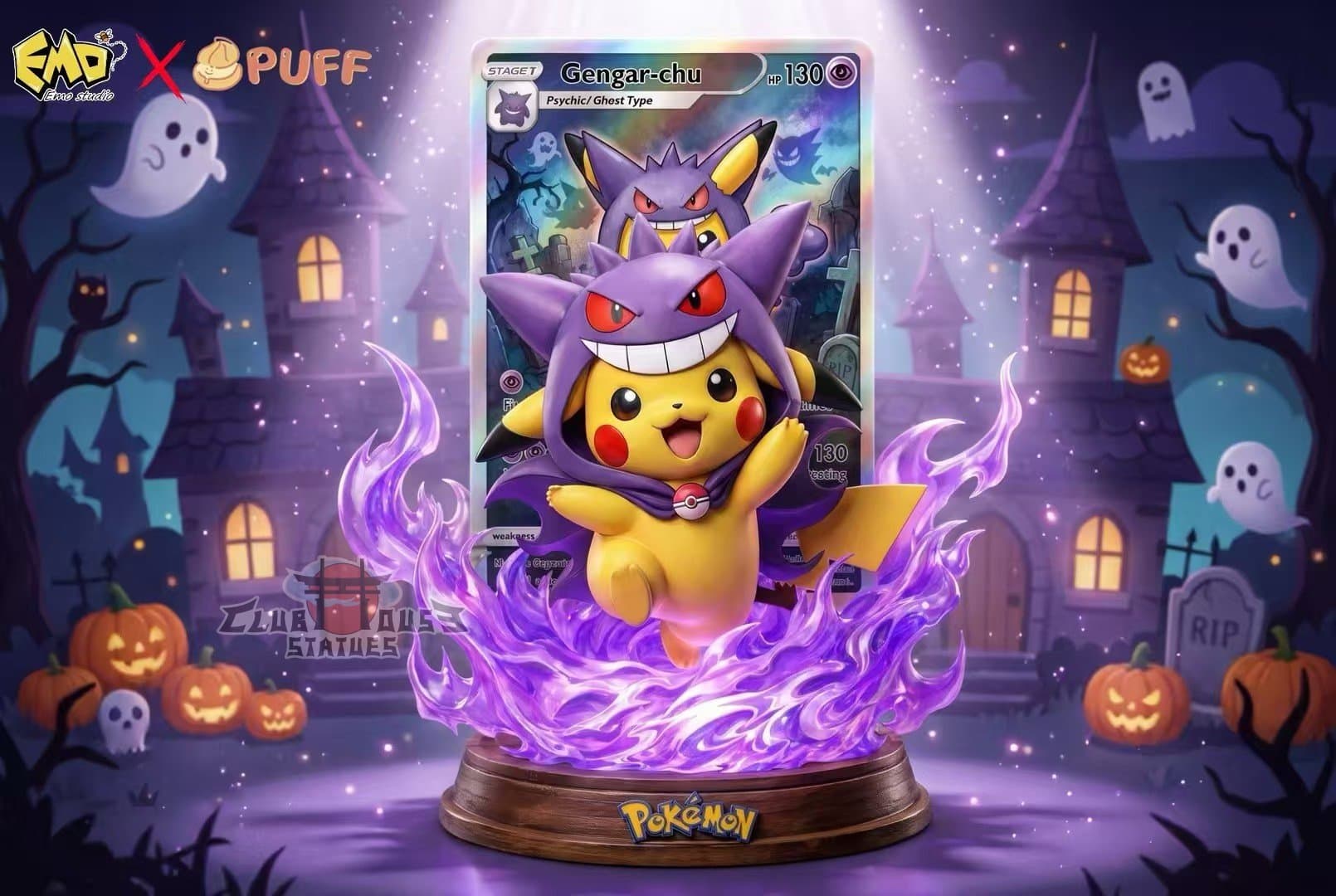 Pokémon Emo X Puff Studio Gengar Pikachu 1