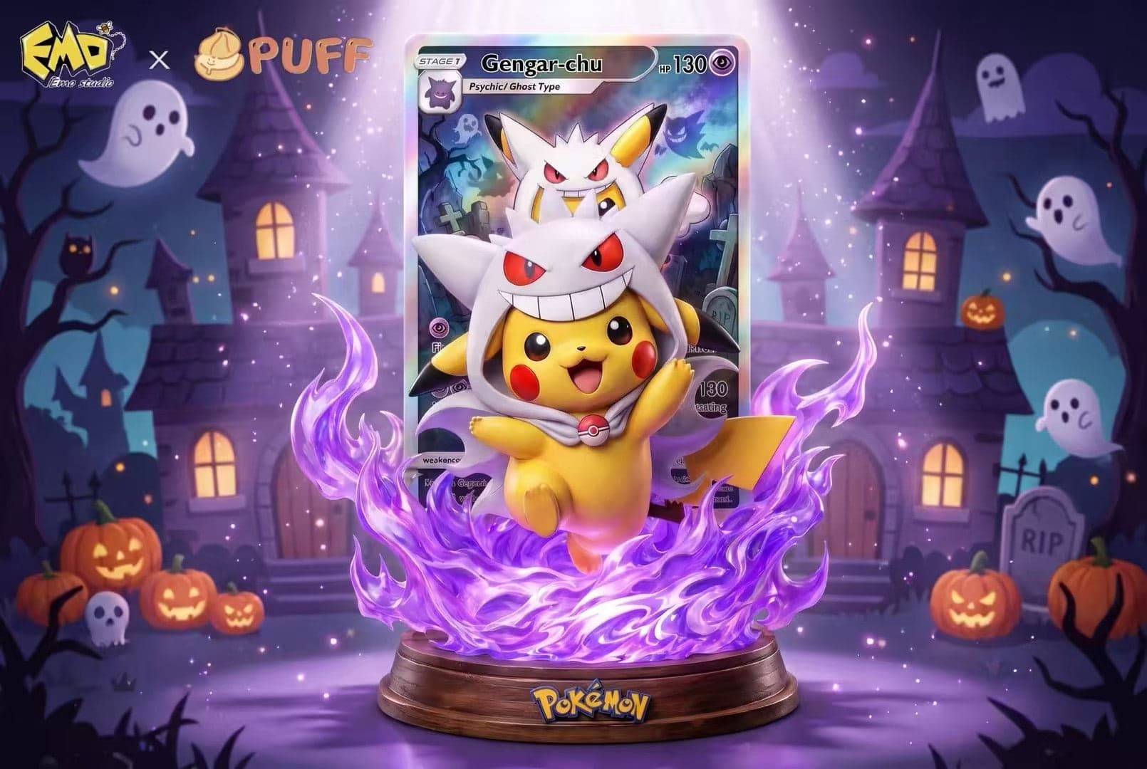 Pokémon Emo X Puff Studio Gengar Pikachu 2