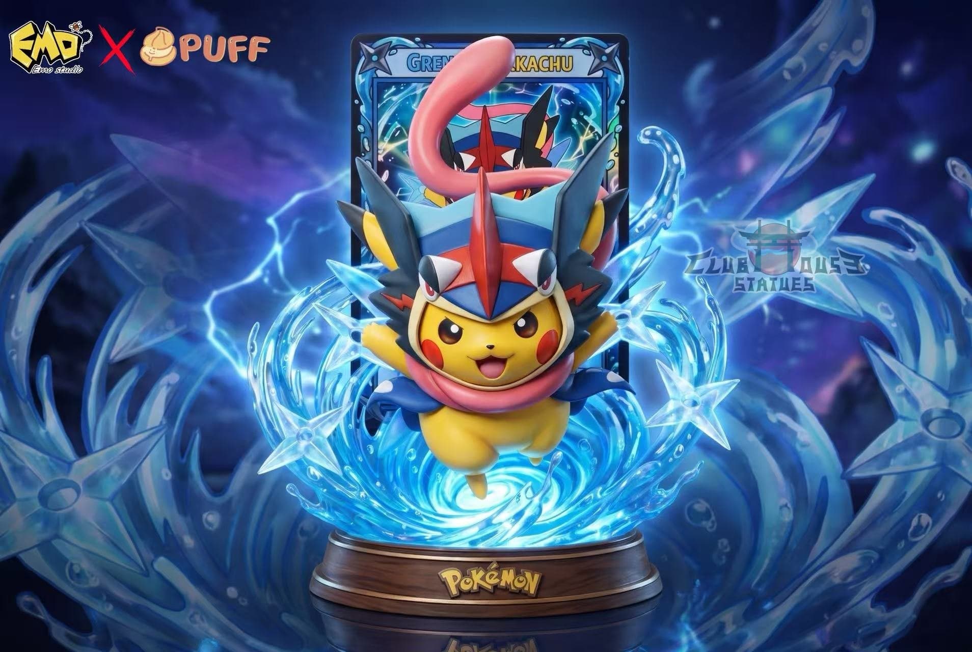 Pokémon Emo X Puff Studio Greninja Pikachu 1