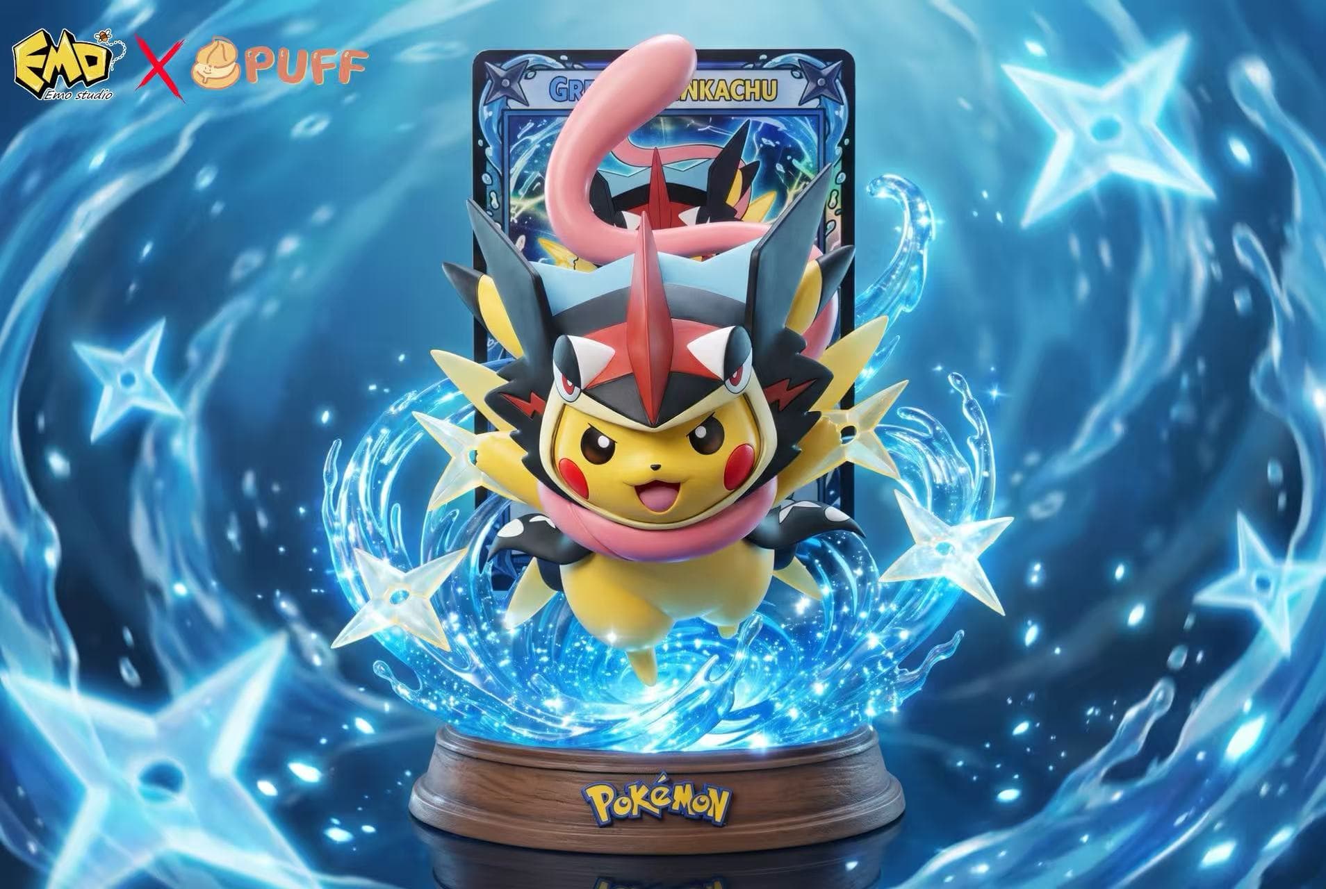 Pokémon Emo X Puff Studio Greninja Pikachu 2