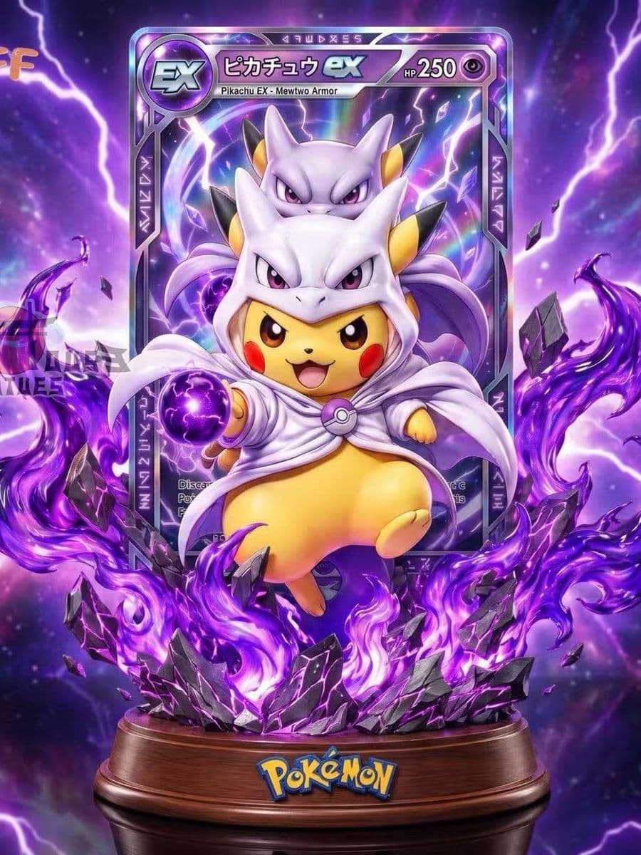 Pokemon Emo X Puff Studio Mewtwo Pikachu