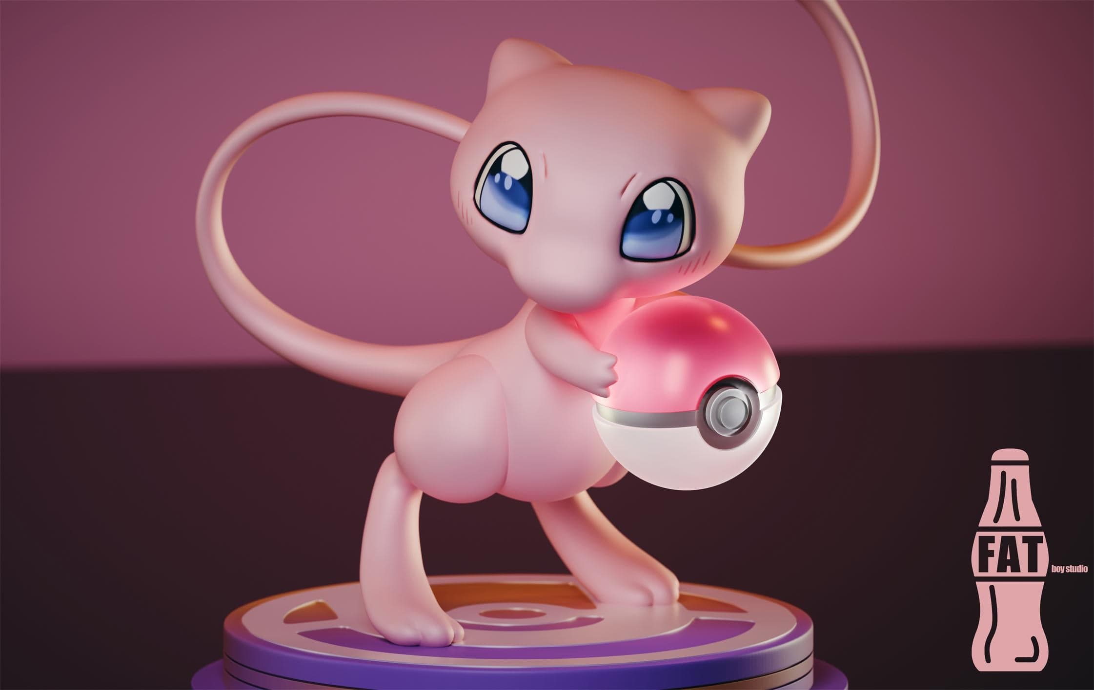 Pokemon FAT BOY Studio Mew Poke Ball 3