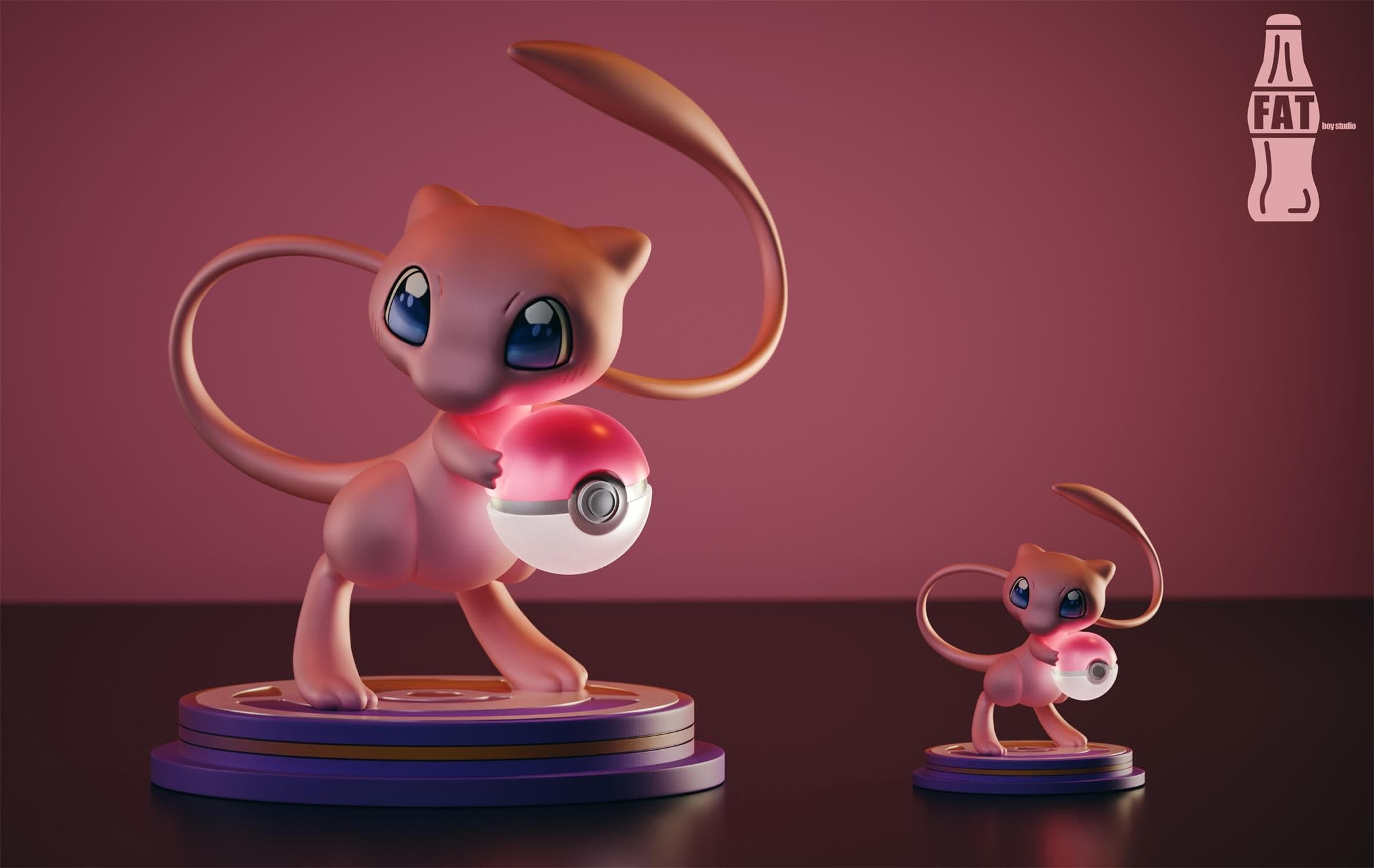 Pokemon FAT BOY Studio Mew Poke Ball 4