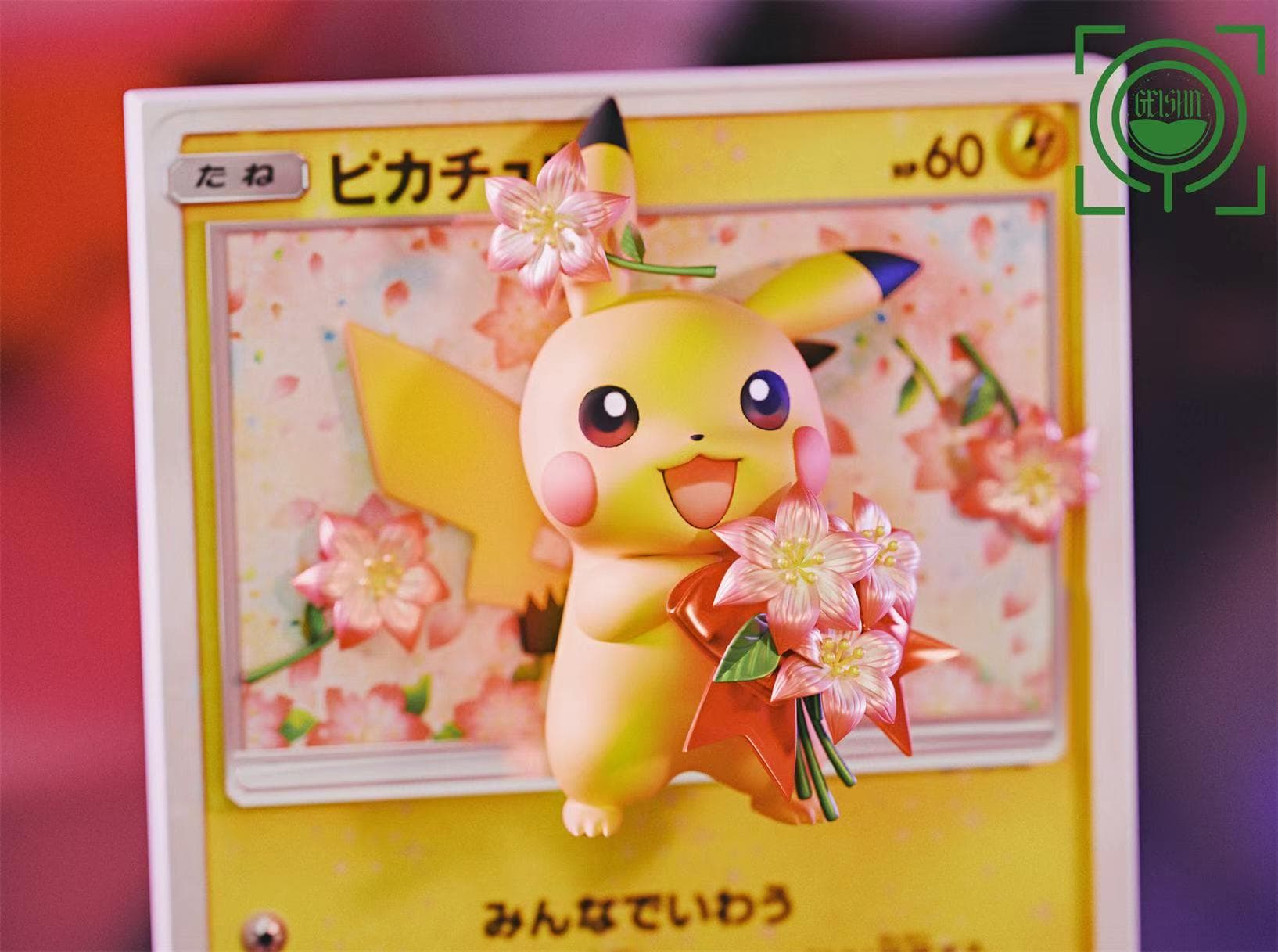Pokemon GEISHA Studio Bouquet Pikachu 3