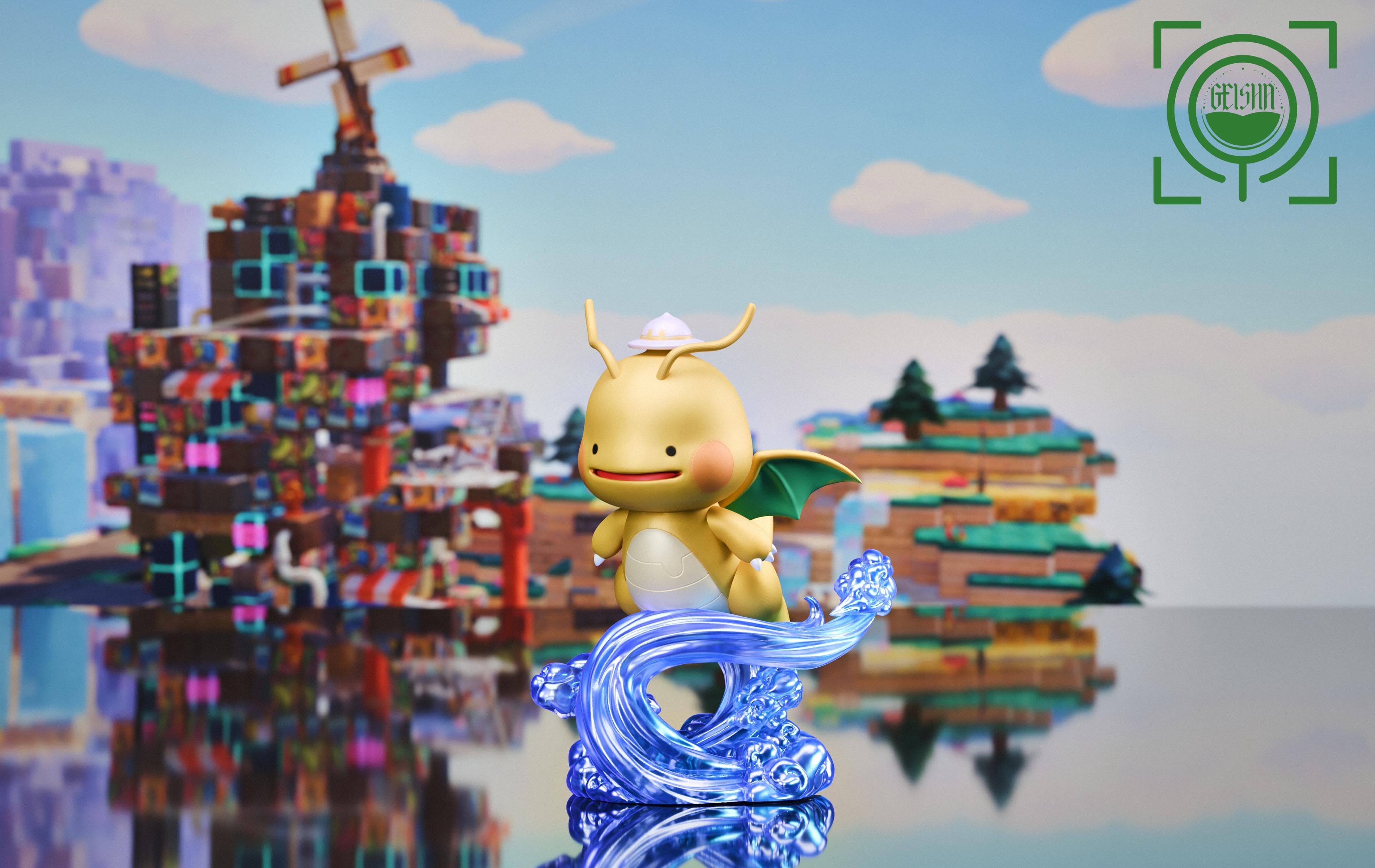 Pokemon GEISHA Studio Pokopia Ditto Dragonite Form 3