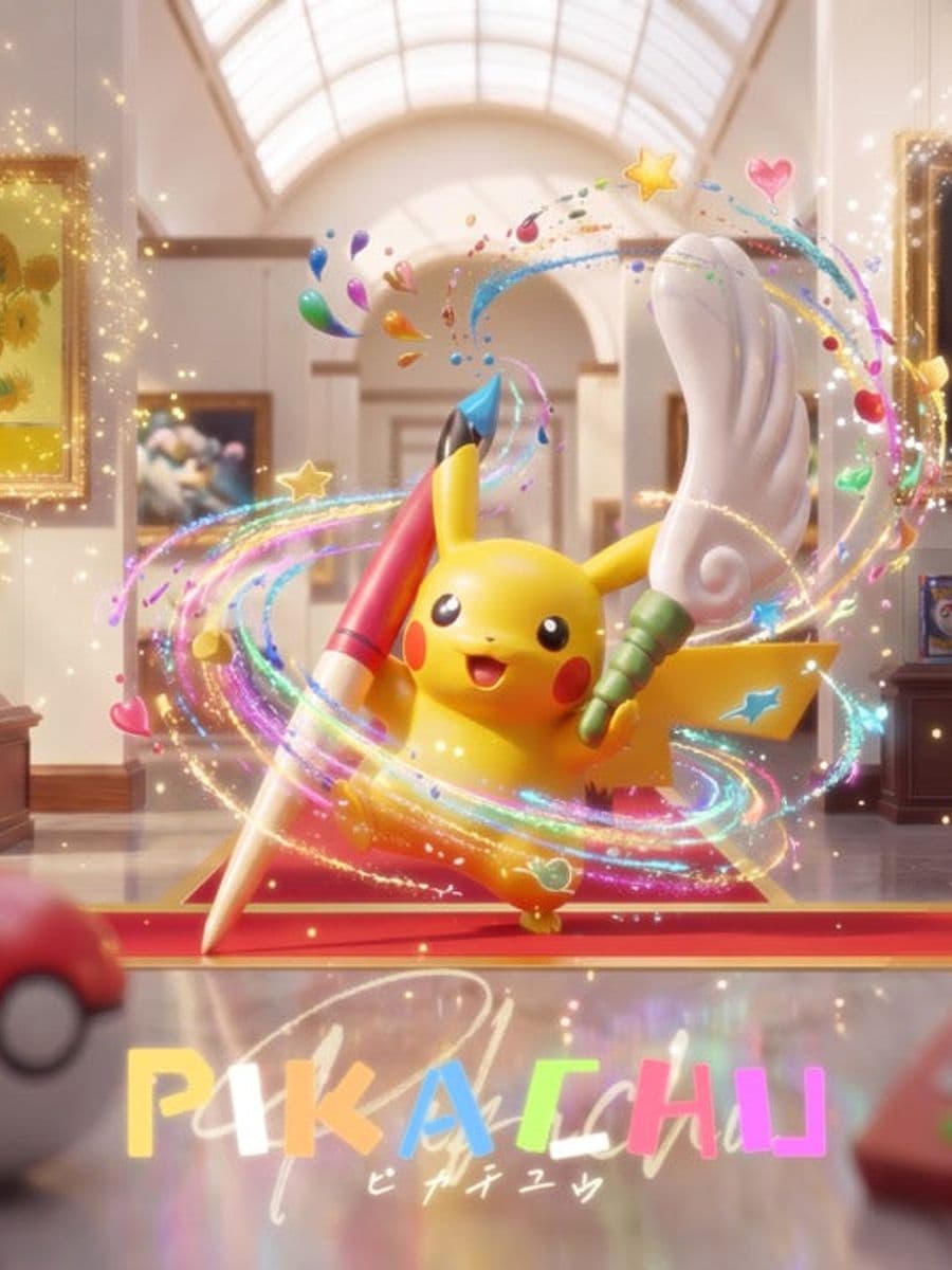 Pokemon GGG Studio Painter Pikachu