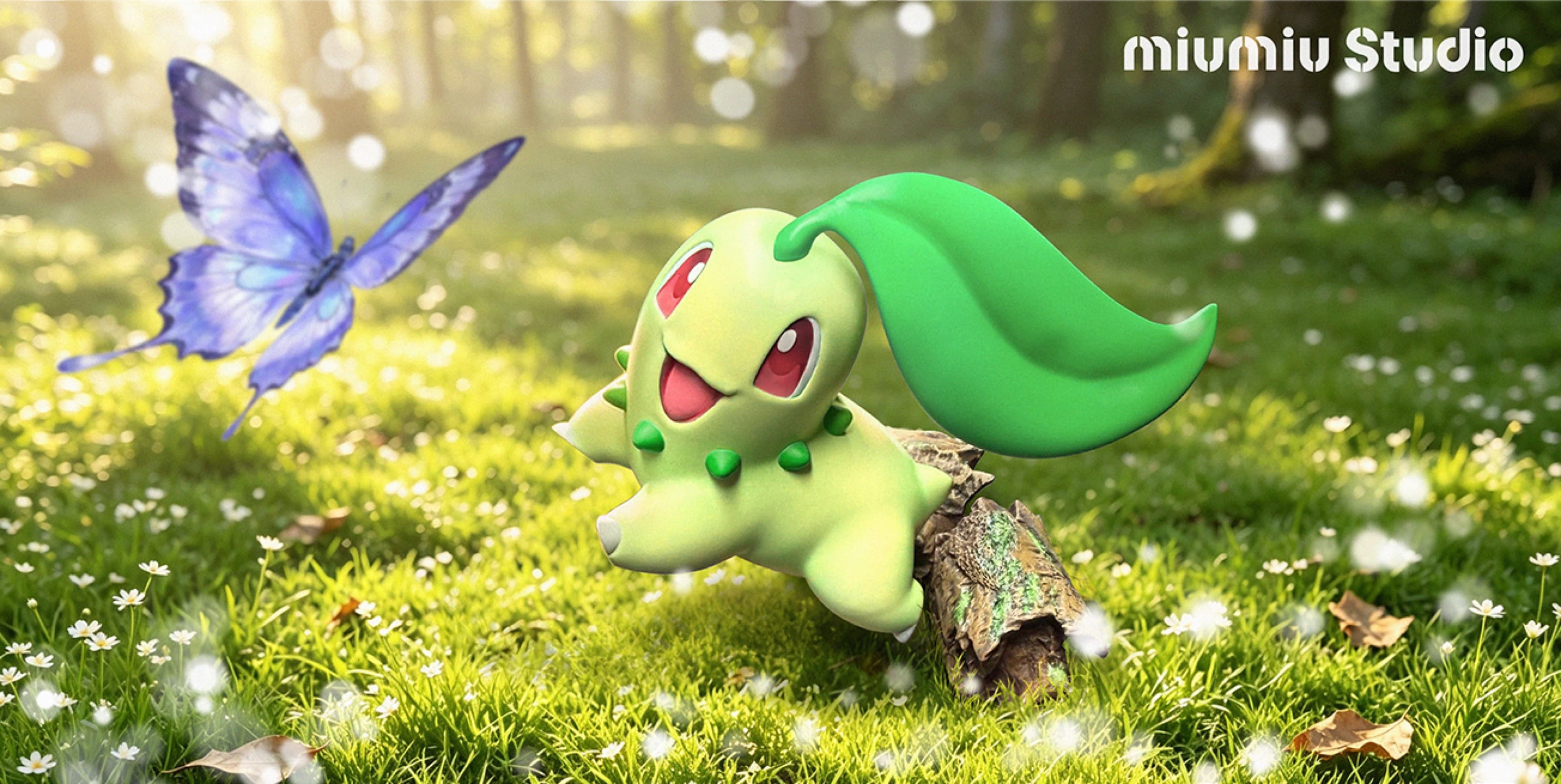 Pokemon Miumiu Studio Chikorita 1