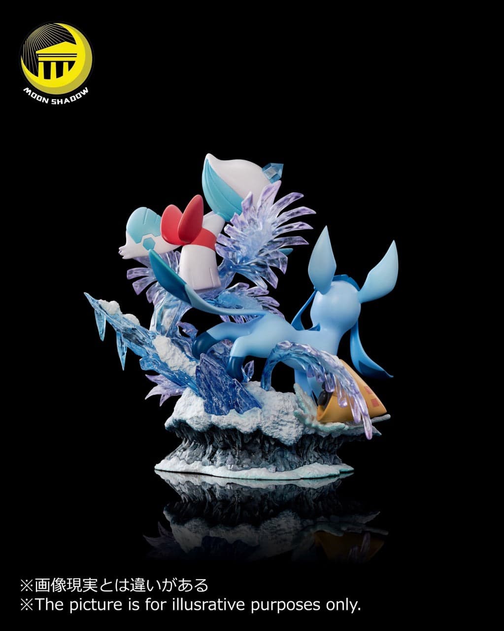 Pokemon Moon Shadow Studio Glaceon x Froslass 2