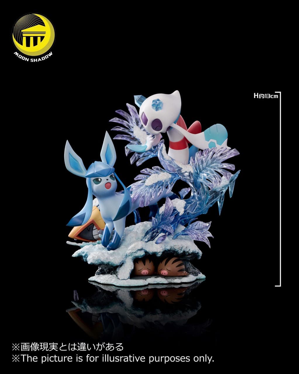 Pokemon Moon Shadow Studio Glaceon x Froslass 3