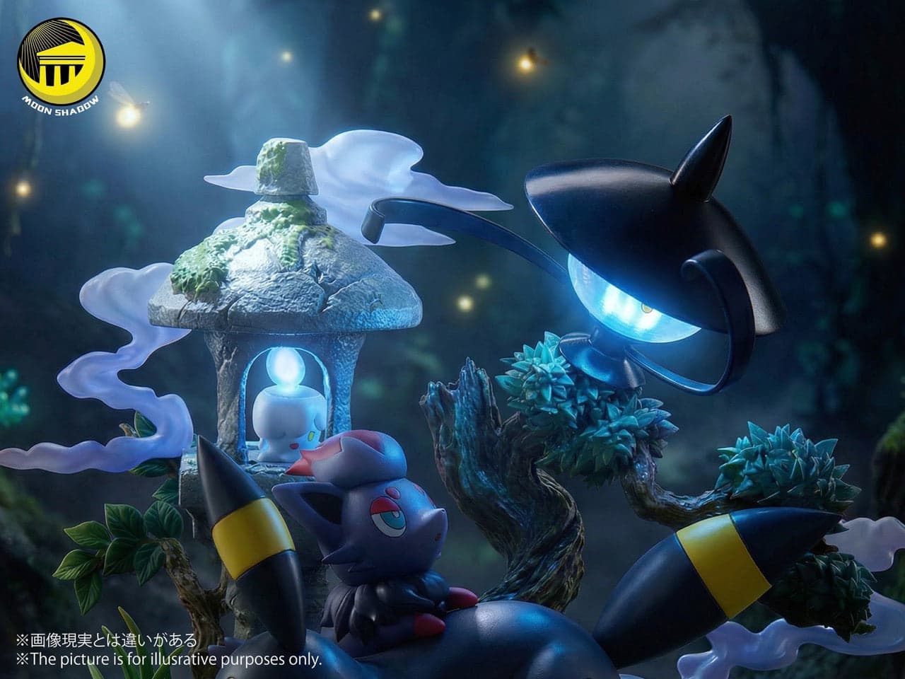 Pokemon Moon Shadow Studio Umbreon Natural Scene 2
