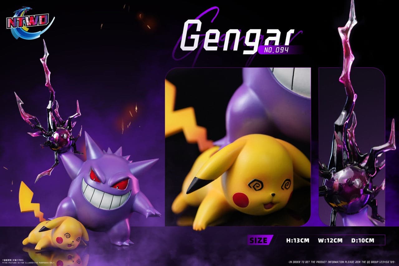 Pokemon Ntwo Studio Gengar x Pikachu 2