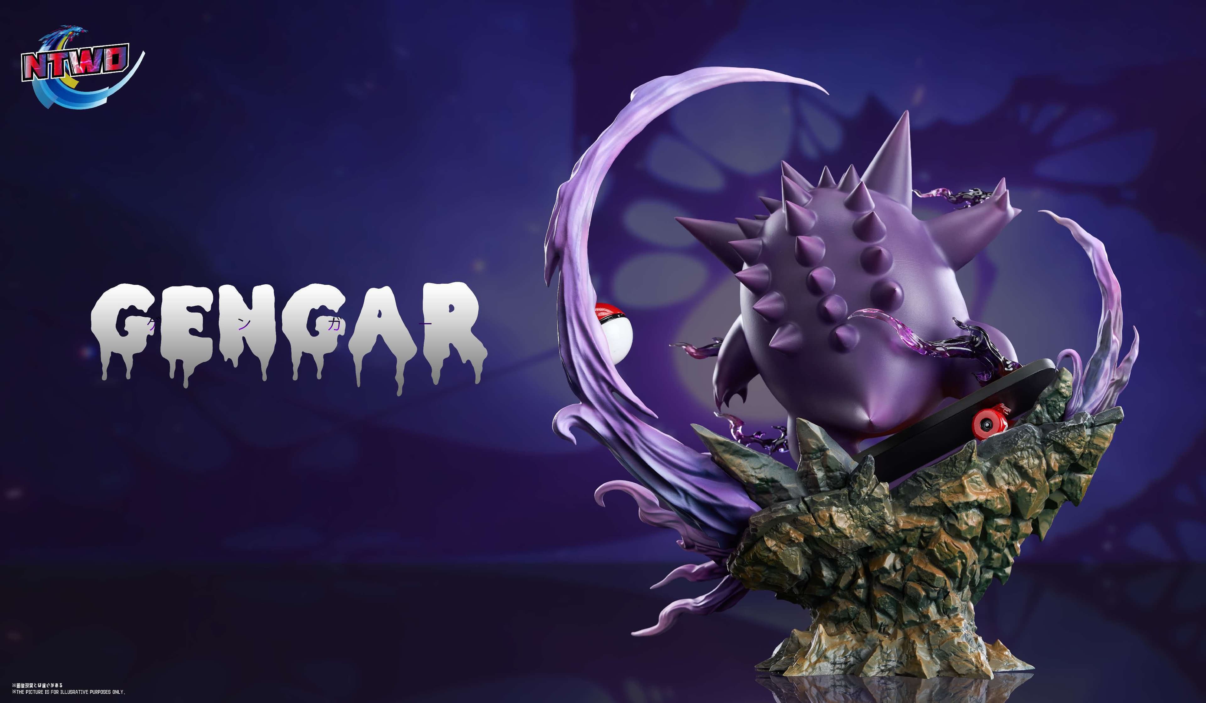 Pokémon Ntwo Studio Skateboard Gengar 2