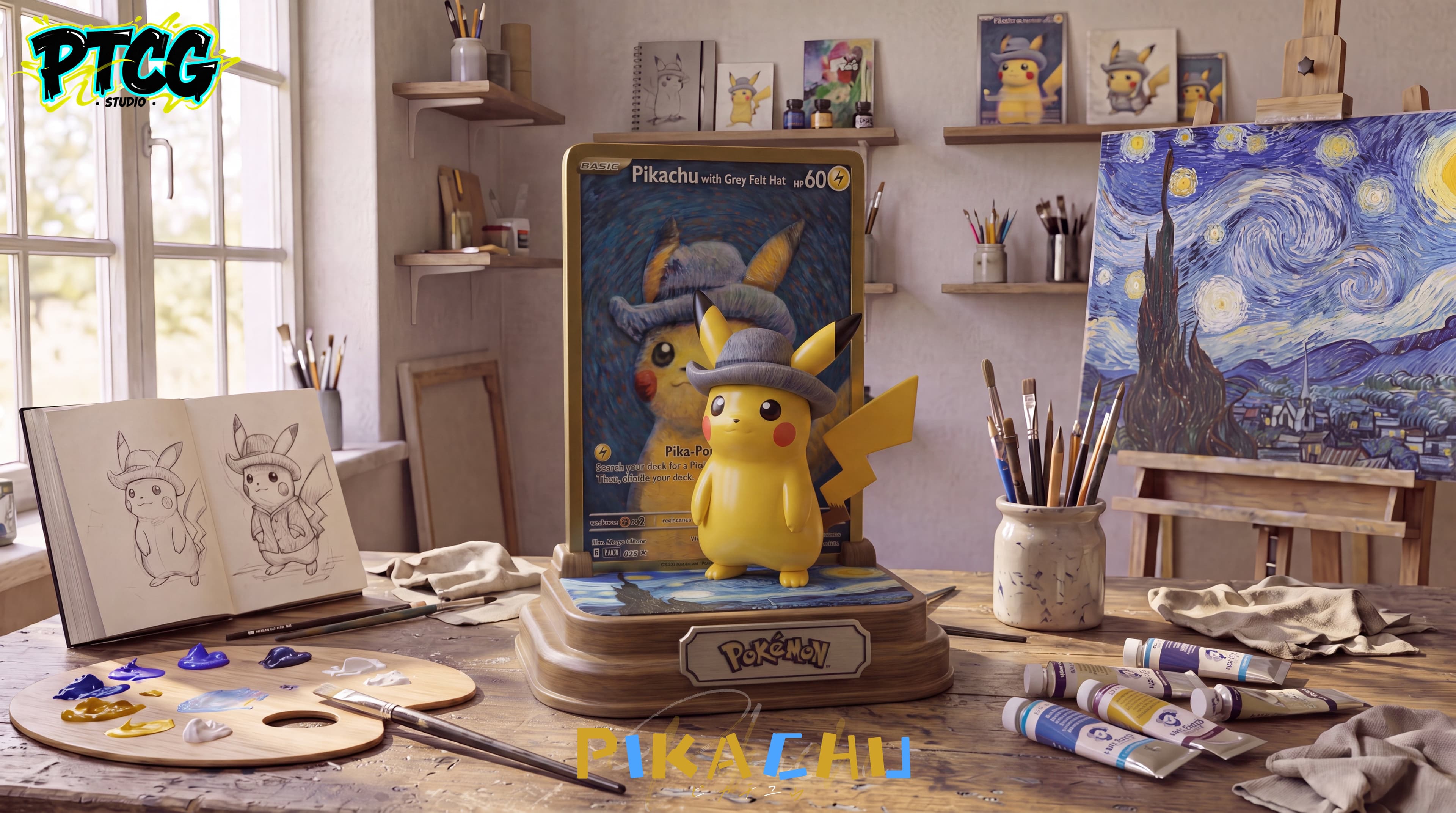 Pokemon PTCG Studio Van Gogh Pikachu 1