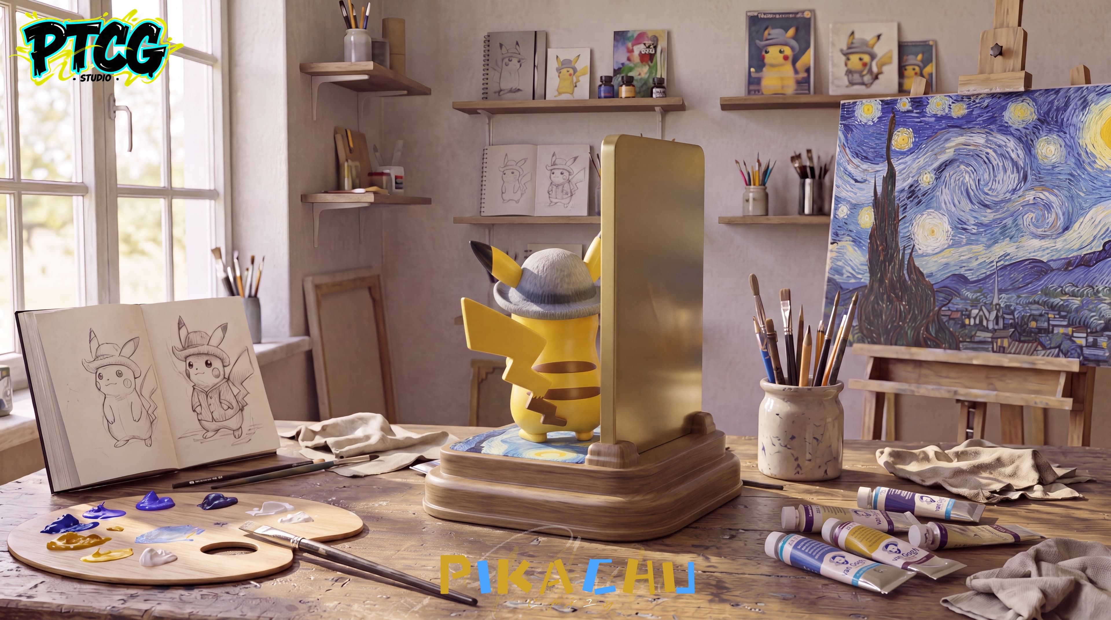 Pokemon PTCG Studio Van Gogh Pikachu 4