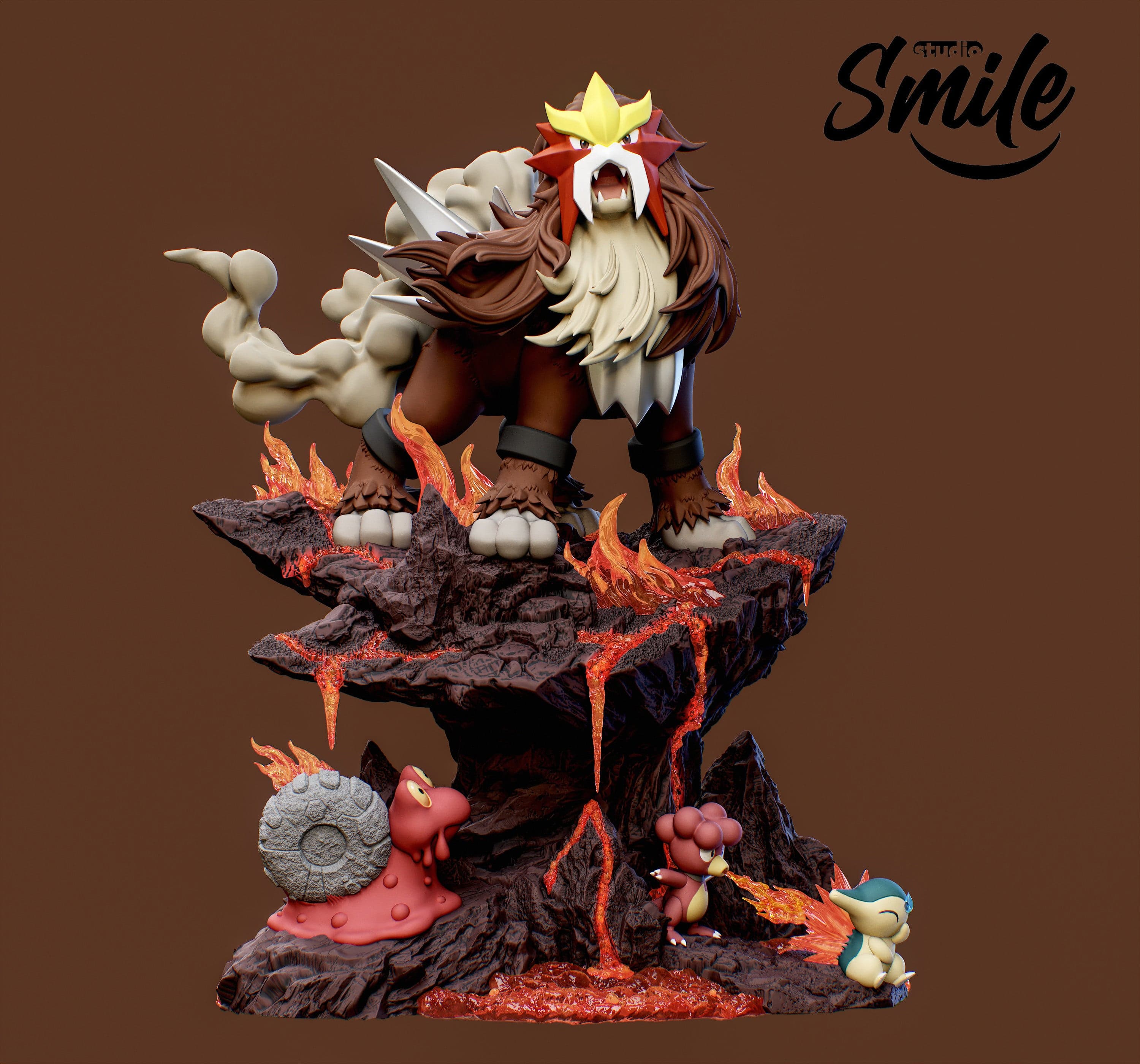 Pokemon Smile Studio Entei 3