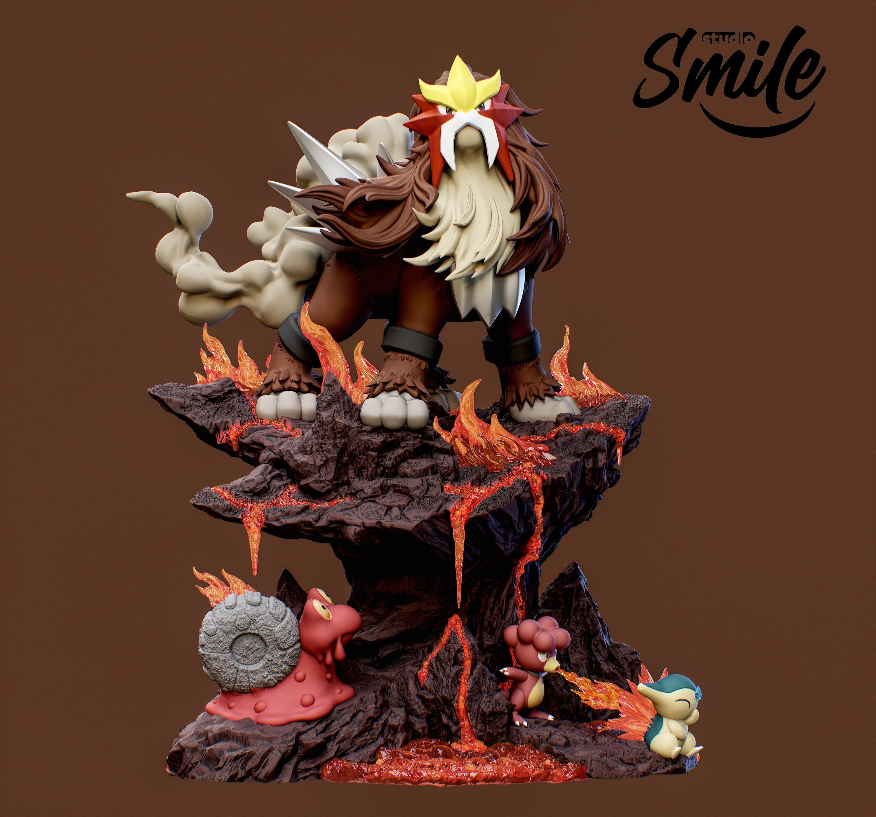 Pokemon Smile Studio Entei 4