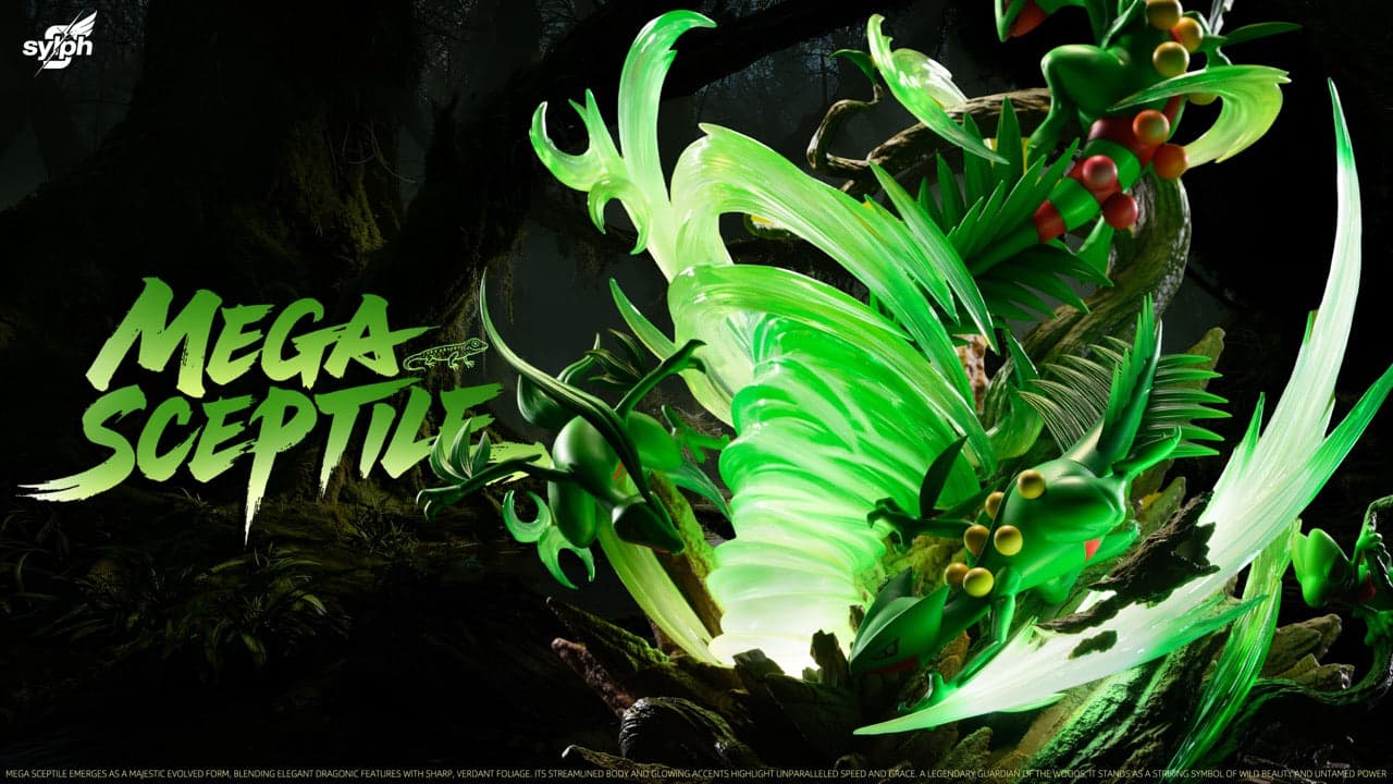 Pokemon Sylph Studio Mega Sceptile 4