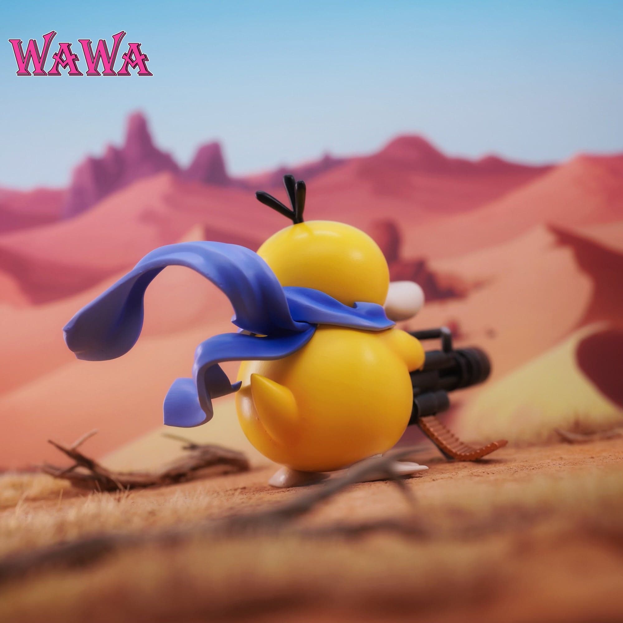 Pokemon WAWA Studio Gatling Psyduck 4