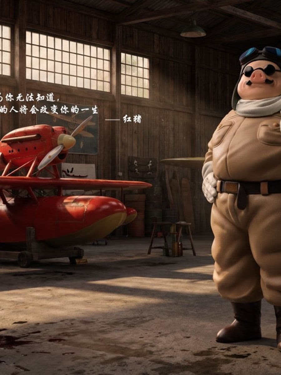 Porco Rosso Long Miao Studio Porco Rosso