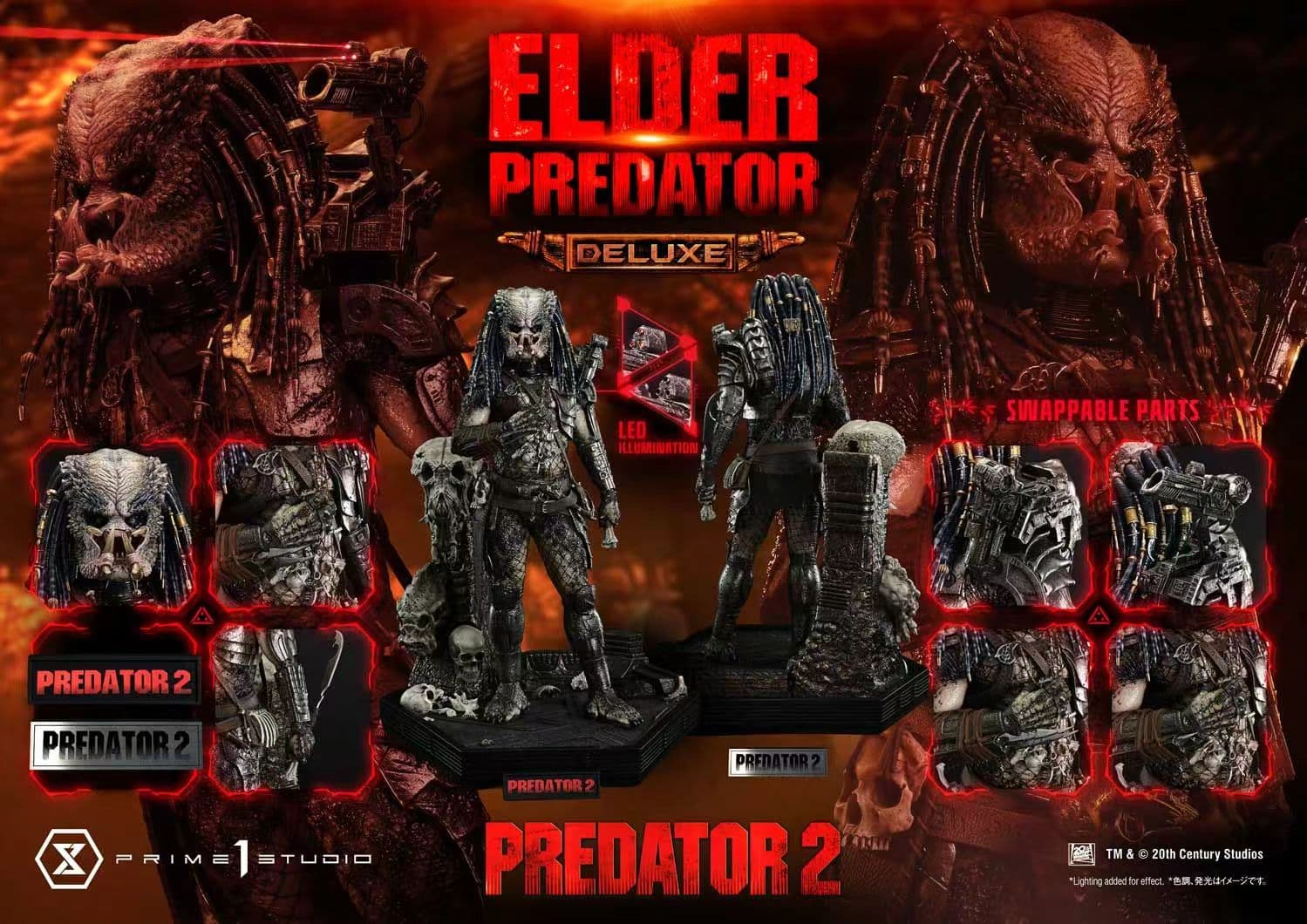 Predator 2 Prime 1 Studio Elder Predator Licensed 2