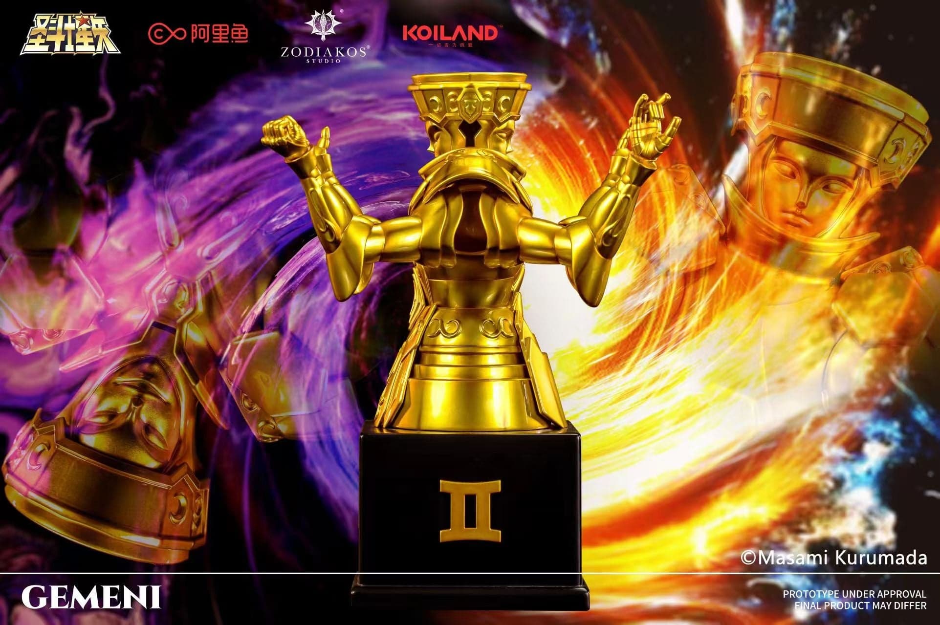 Saint Seiya Zodiakos Studio Gemini Cloth Licensed